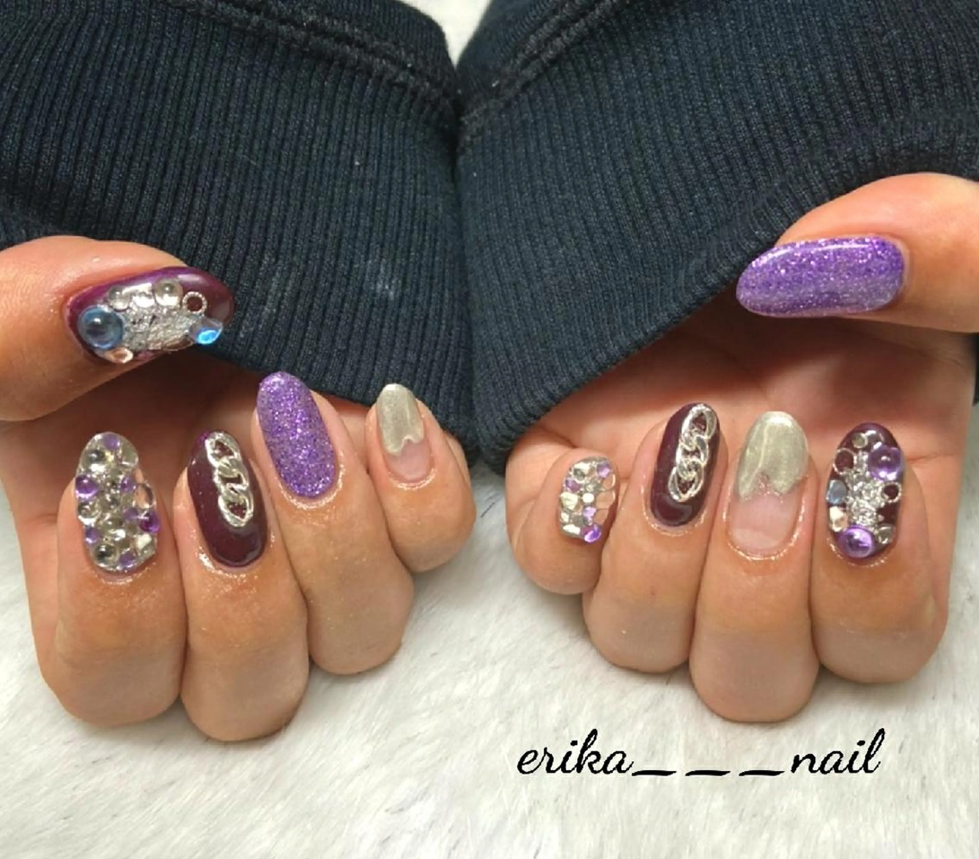 ネイル 稲垣 江梨花のネイルデザイン