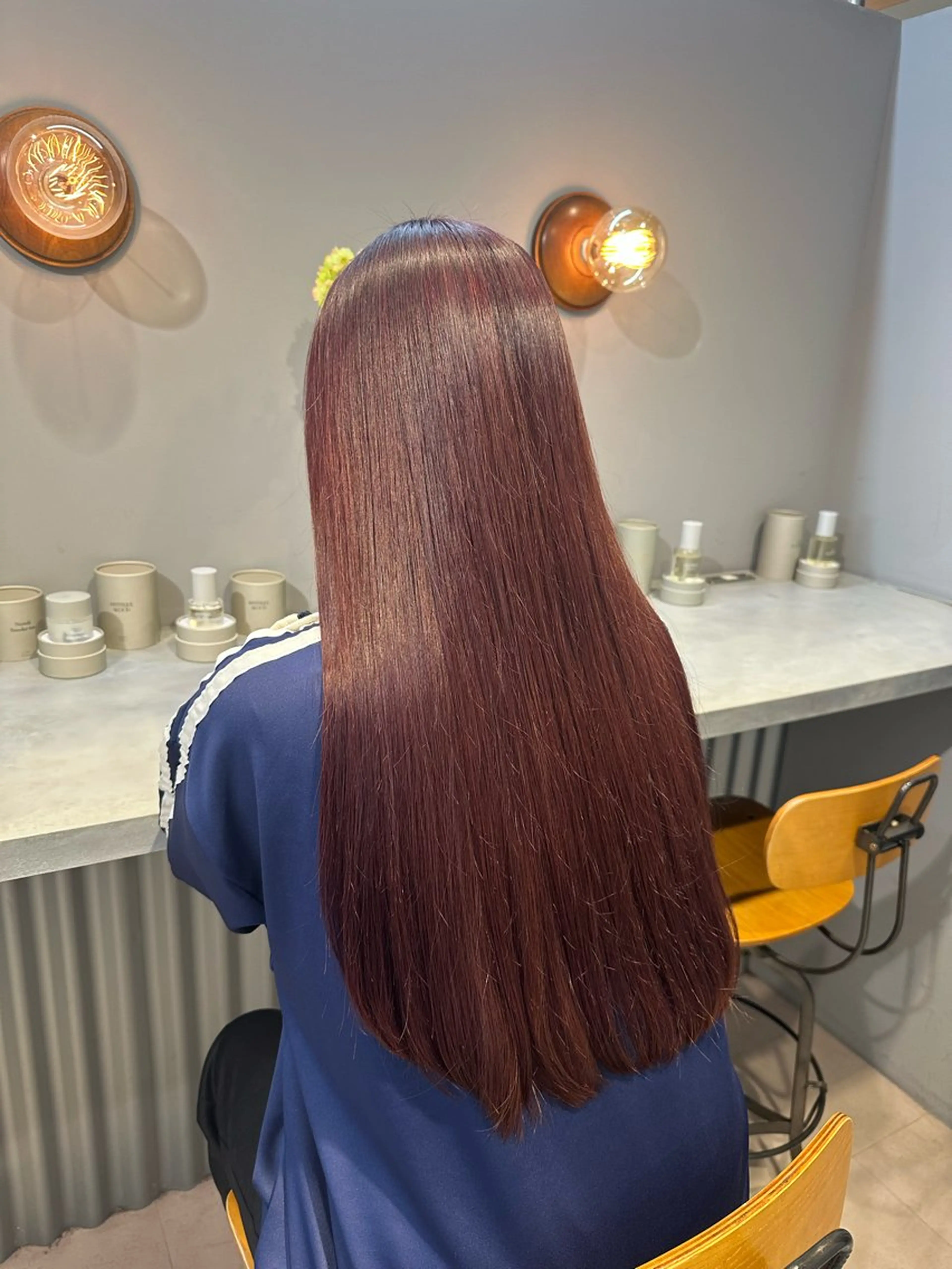 ロング カラー ヘアカラー トリートメント 💖ハイライト/ハイ トーン💖MIKIのヘアスタイル