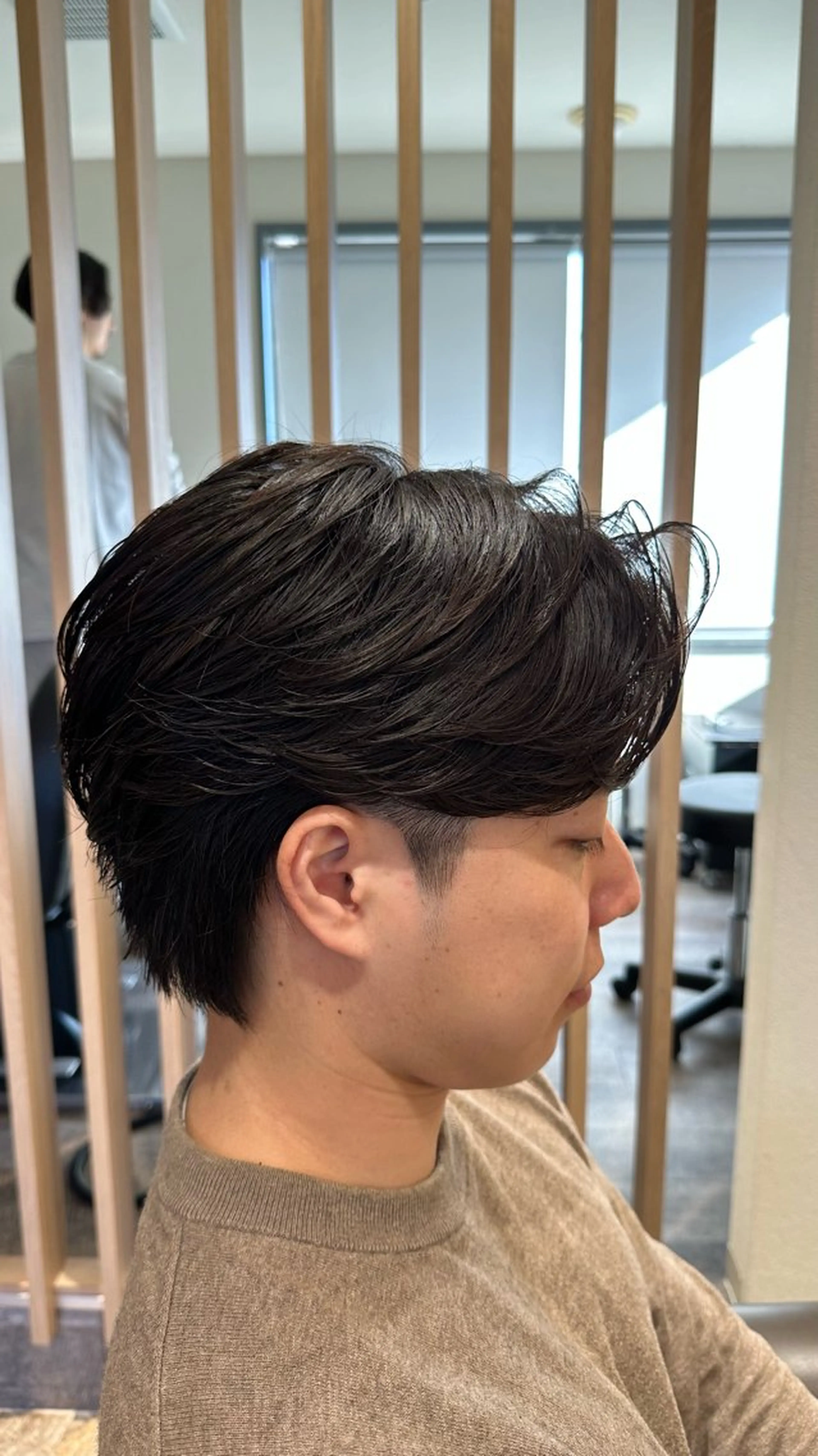 パーマ メンズ カット パーマ 【メンズパーマ】比嘉 啓人のヘアスタイル