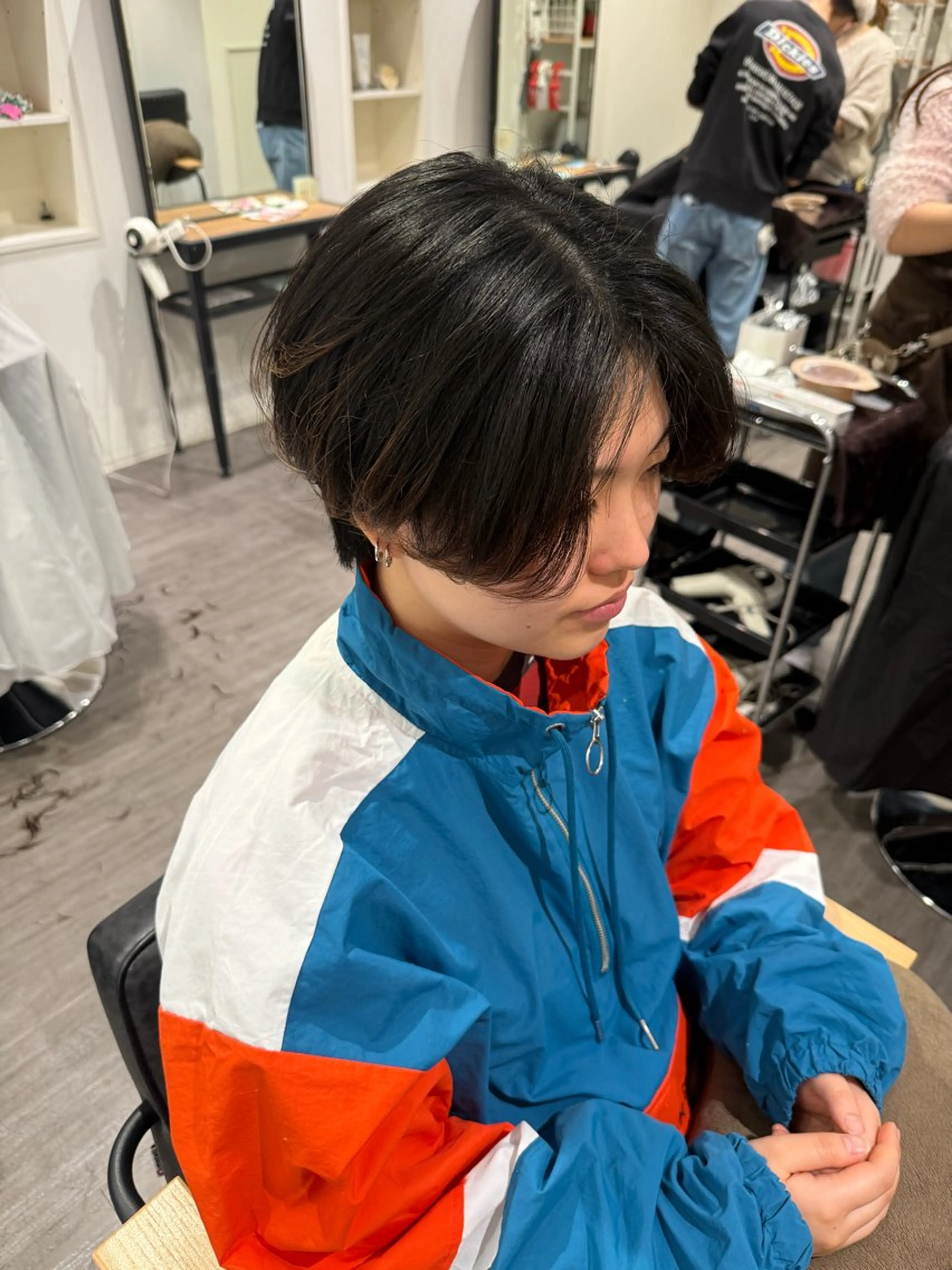 ショート ショートヘア カット トリートメント 上田 紗也のヘアスタイル