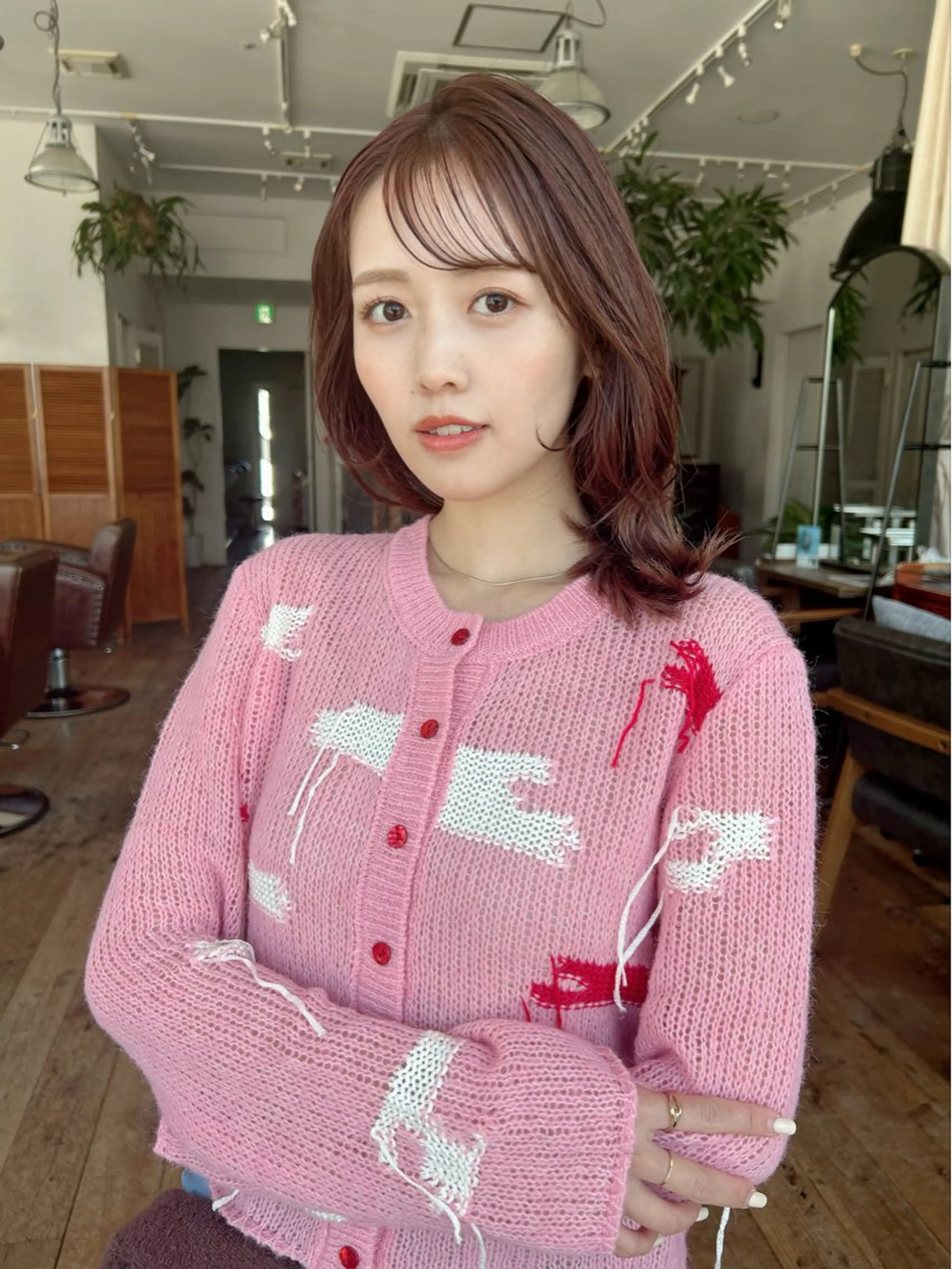 ミディアム カラー リピーター多数🌟 メンズ限定 松本理沙のヘアスタイル