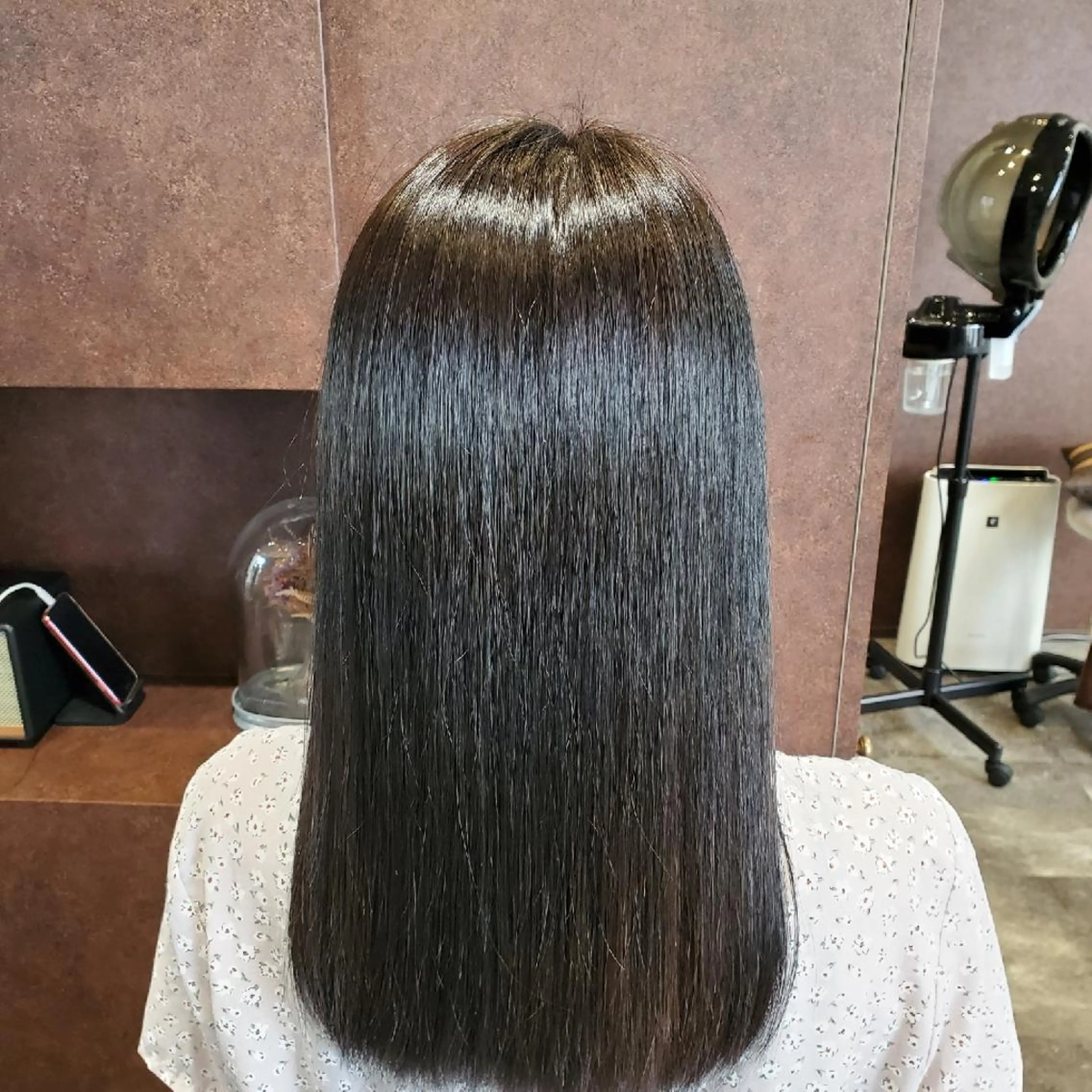 ロング カラー ブルーカラー 髪質改善 トリートメント LORE　minatomirai所属・takeuchi 🐒のヘアスタイル
