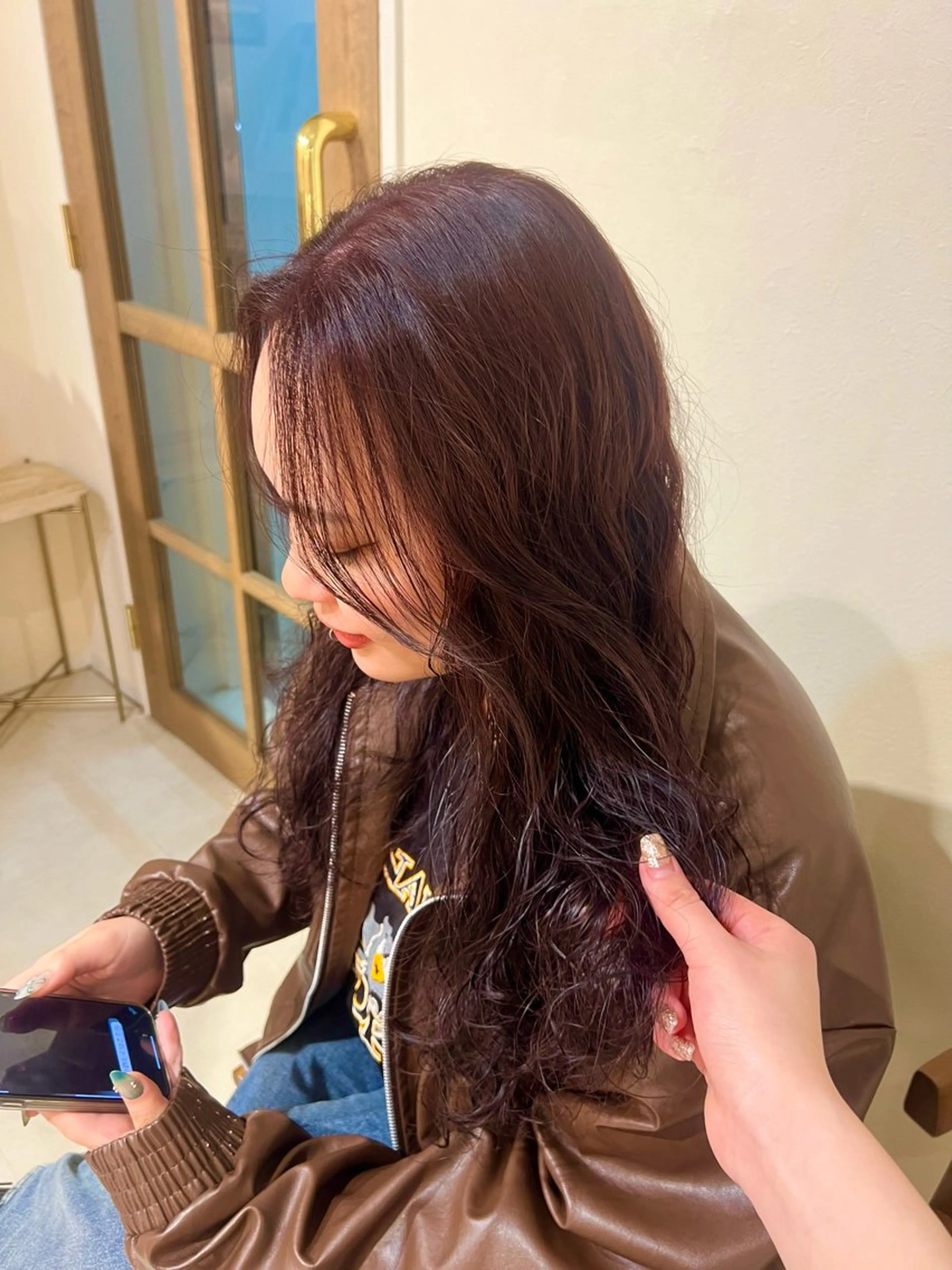 【土日も可🙆🏼‍♀️レディース】カット＋カラー✂️　　　　　　　　　　（⚠️カットはロングの方限定）の写真
