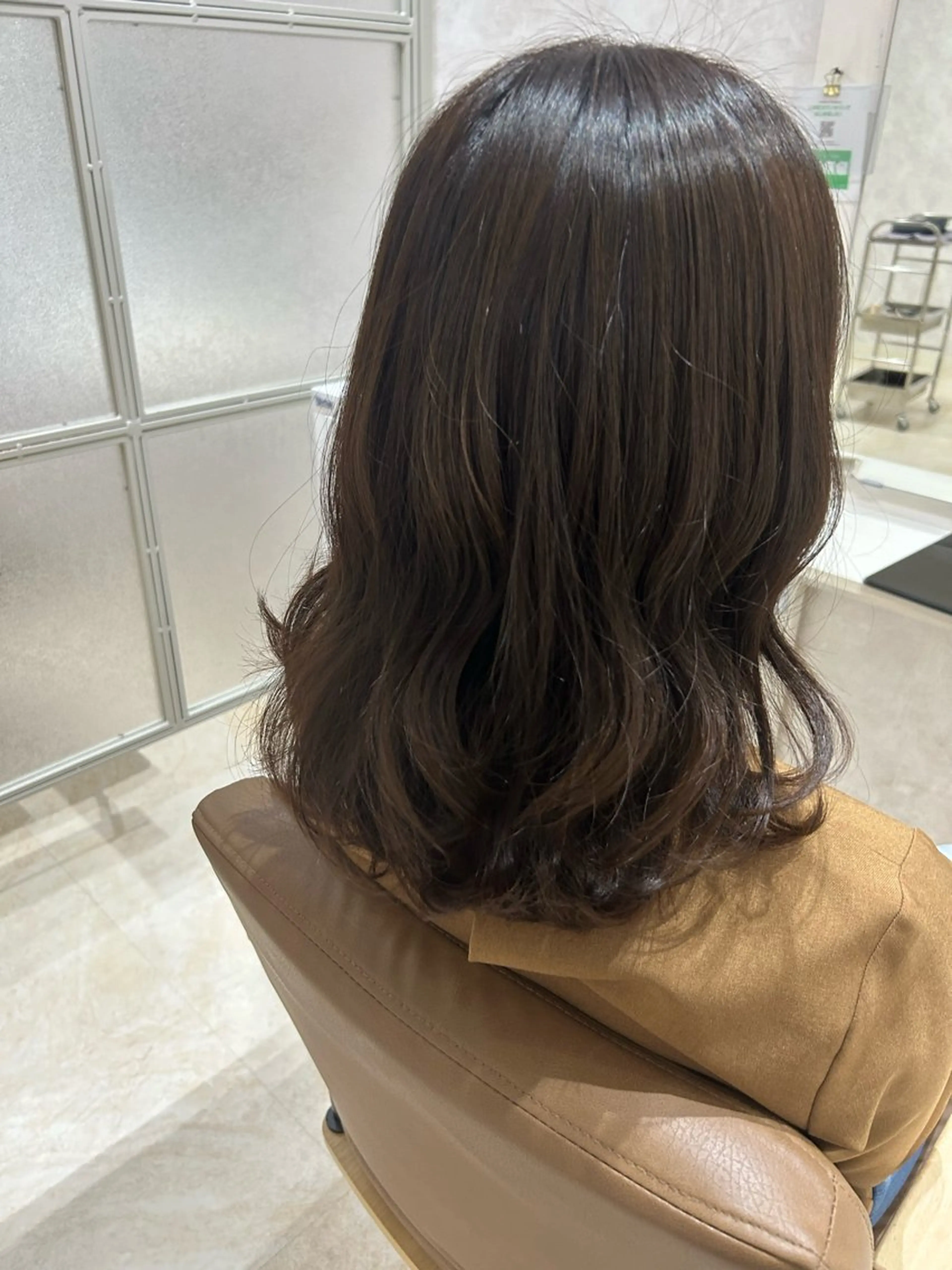 ミディアム カラー ヘアカラー トリートメント 🧸MAKOTO🧸 ✂︎💚Rico💚のヘアスタイル