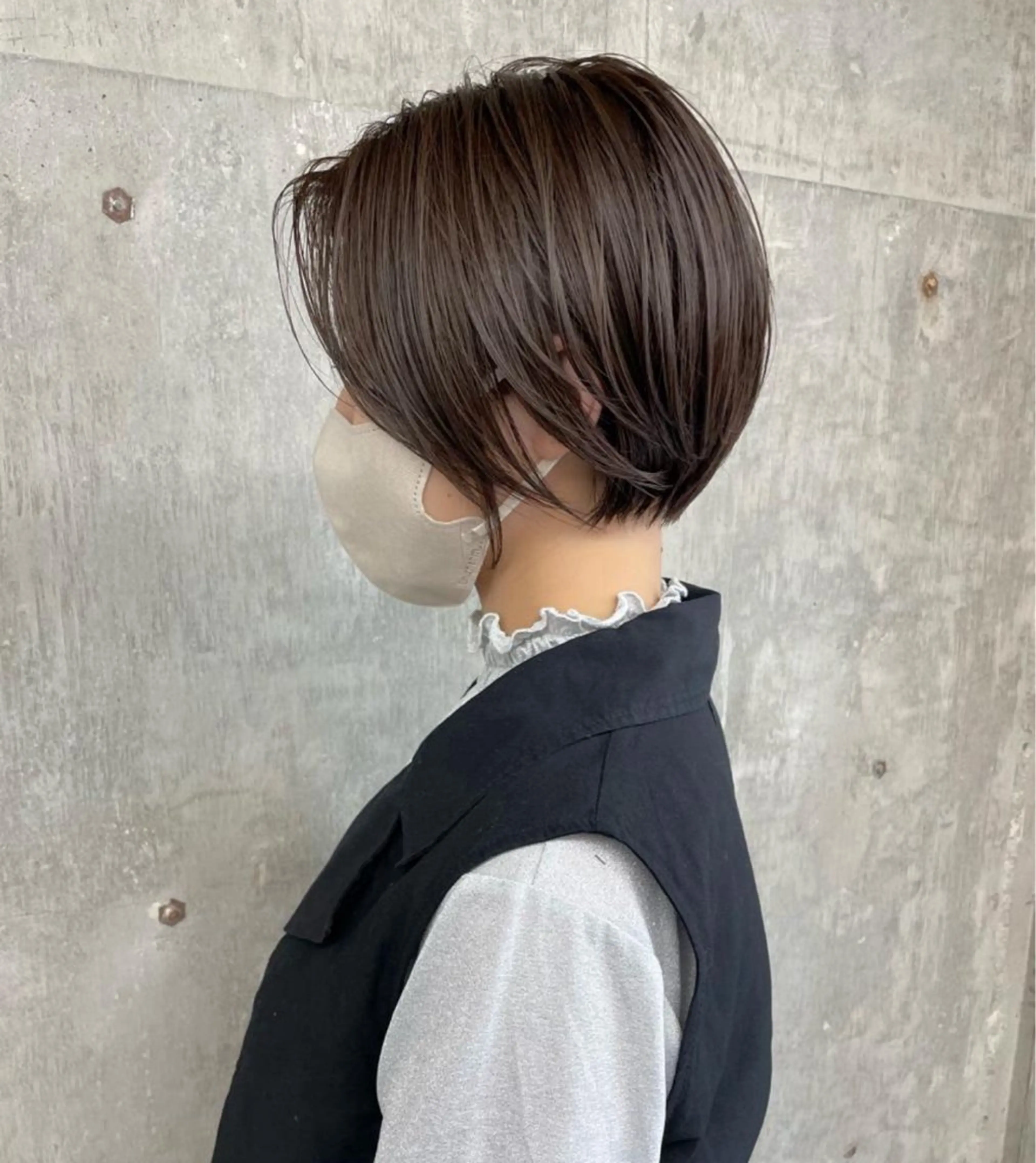 ショート カット 日韓レイヤー🇰🇷 艶カラー/ナカネのヘアスタイル