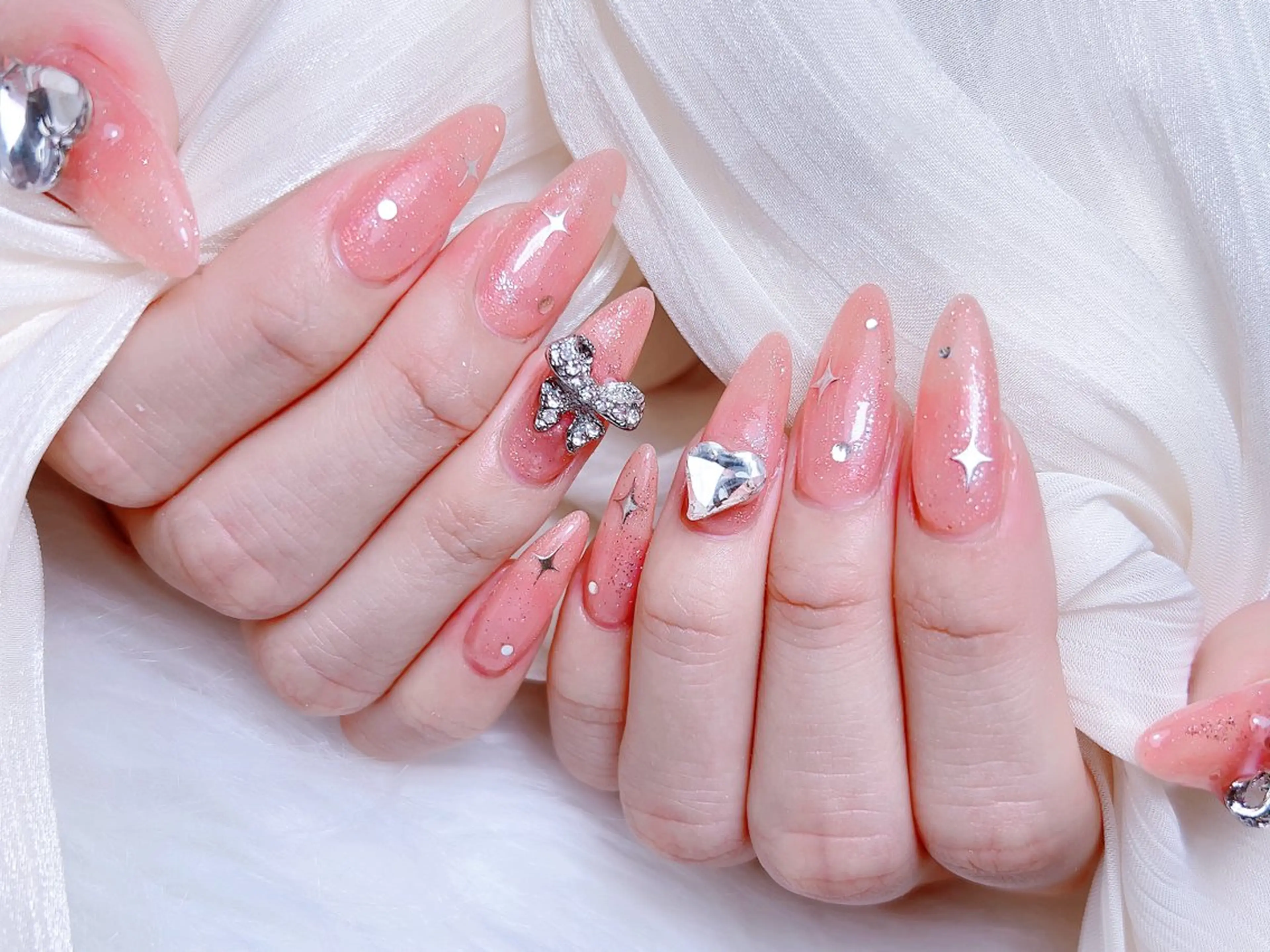ネイル ハンドネイル M🌷nail 長さだし専門店のネイルデザイン
