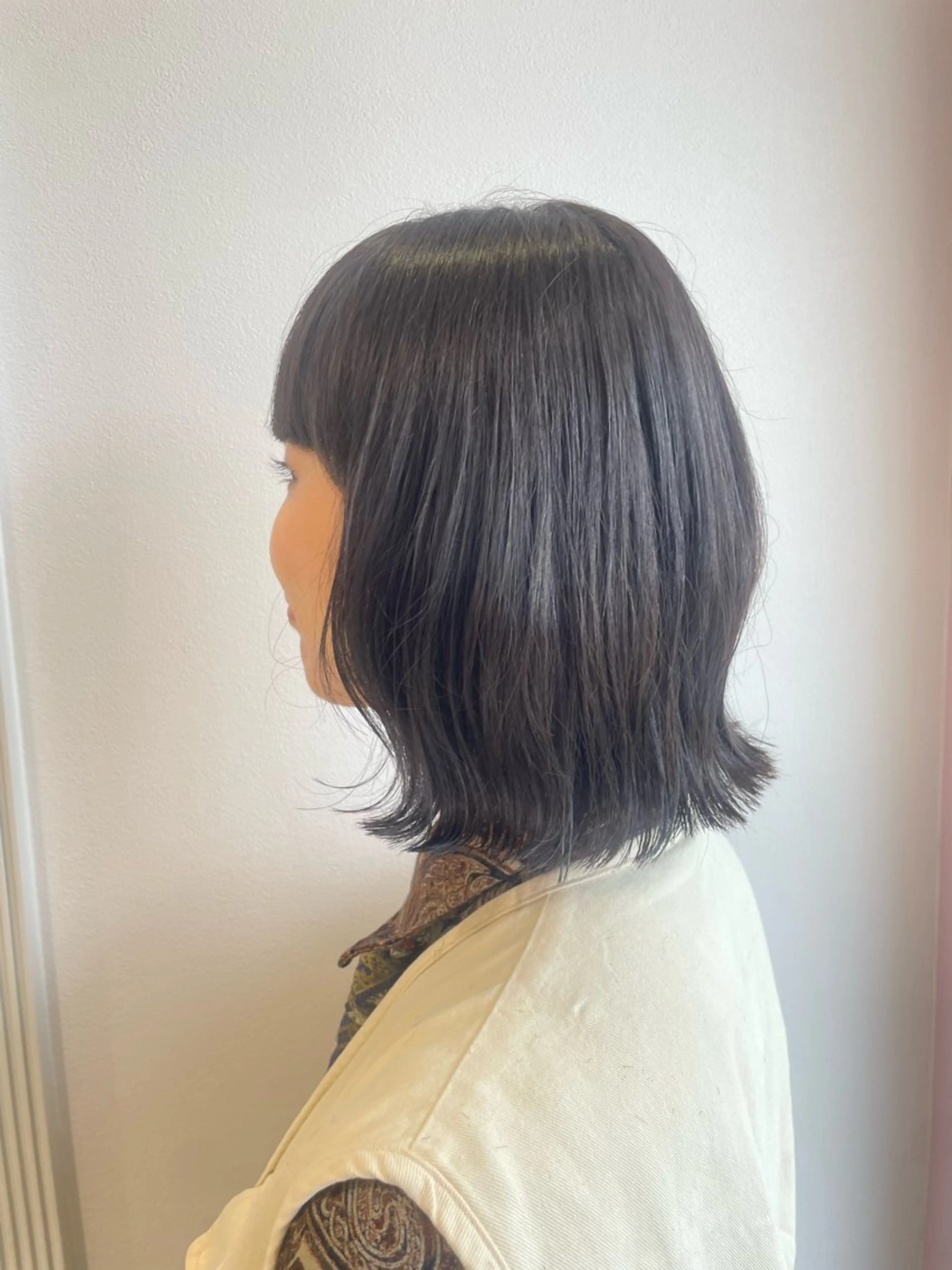 ミディアム ボブ くびれヘア 【史上最高】口コミ No.1/ナツキのヘアスタイル