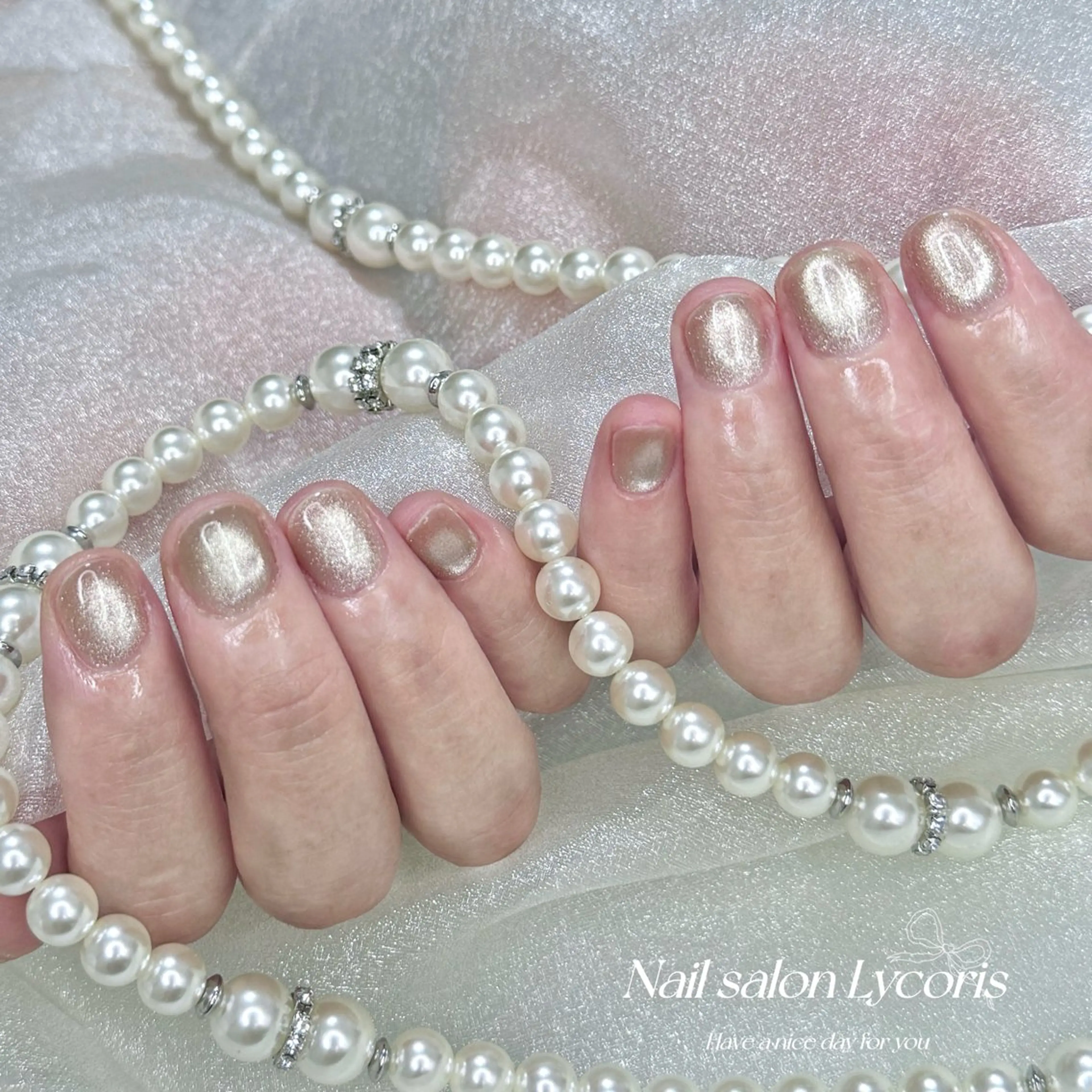 ネイル ショートネイル ハンドネイル Nail salon Lycoris キキのネイルデザイン