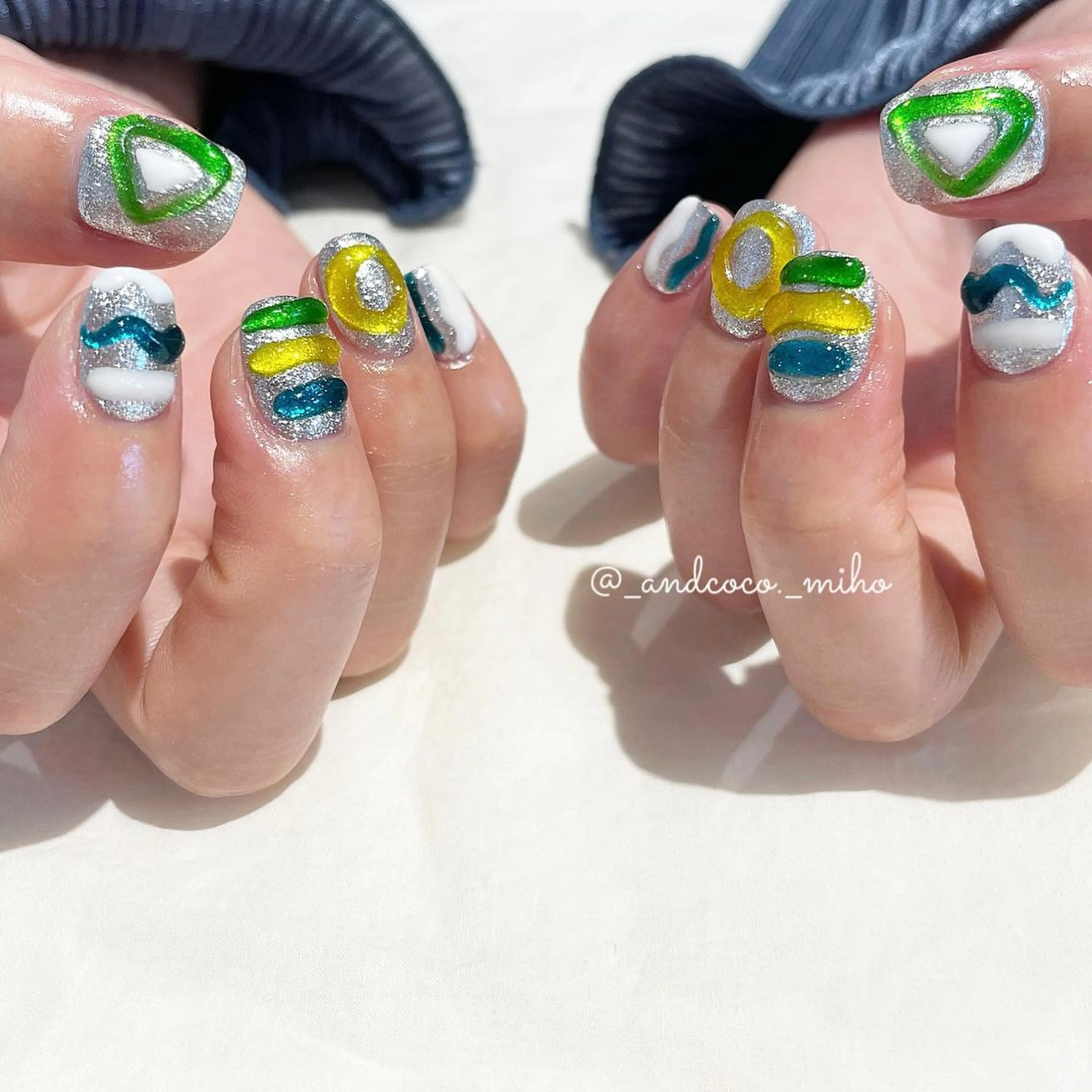 ネイル ハンドネイル And  & coco. eyelash & nail所属・Nailist〻 mihoのネイルデザイン