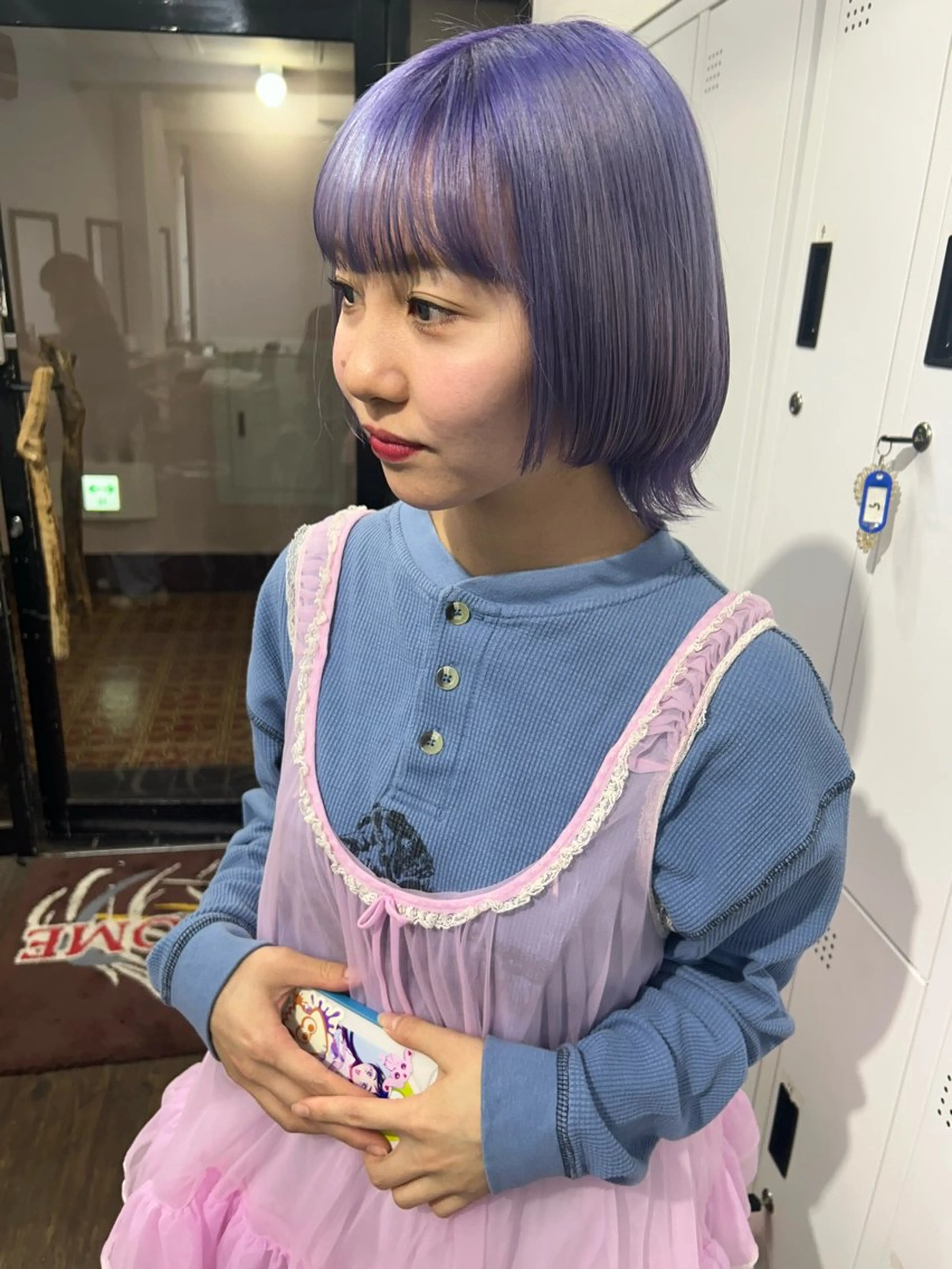 ショート カラー Yui. レイヤー／パーマのヘアスタイル