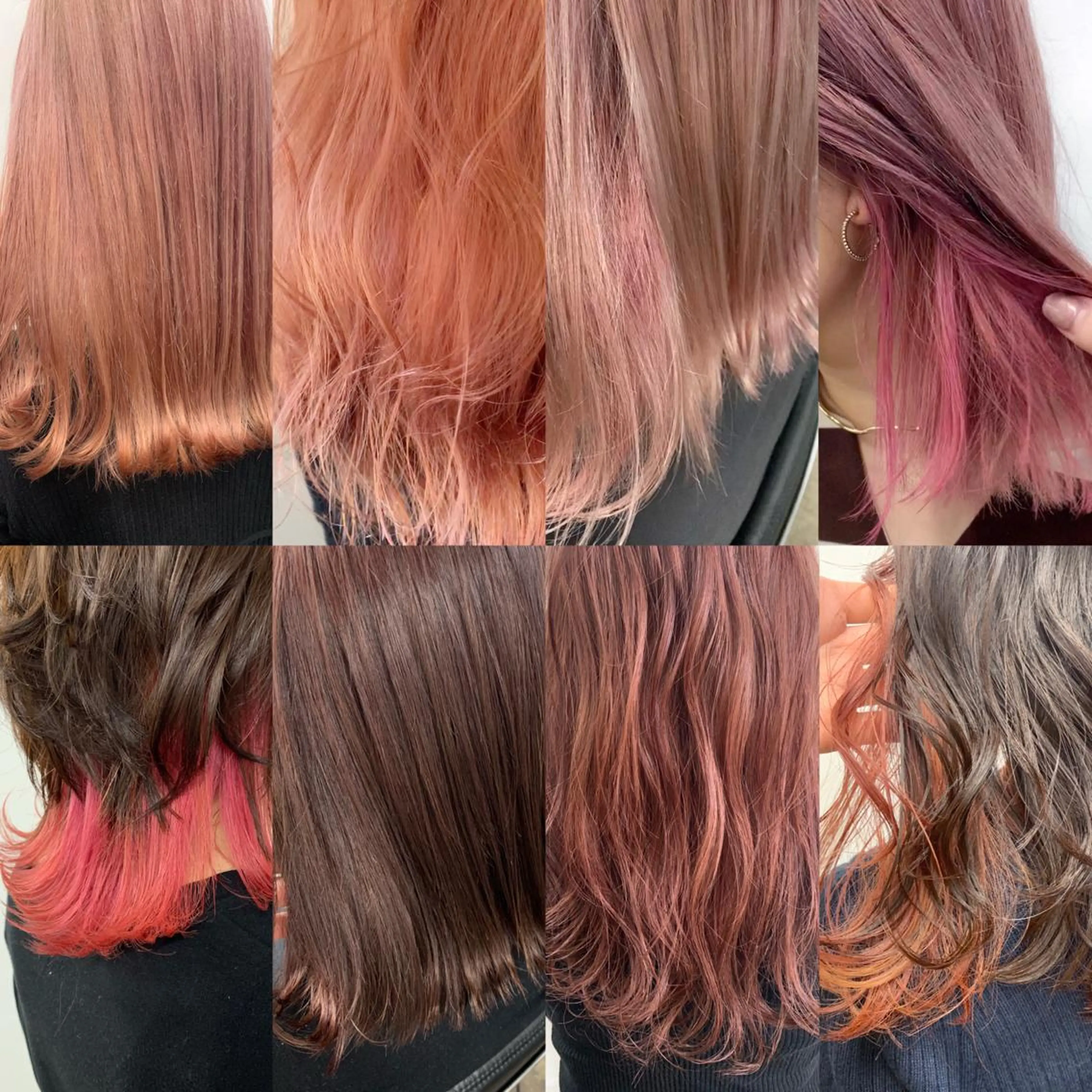 ミディアム ダブルカラー　/ インナーカラーMiiのヘアスタイル