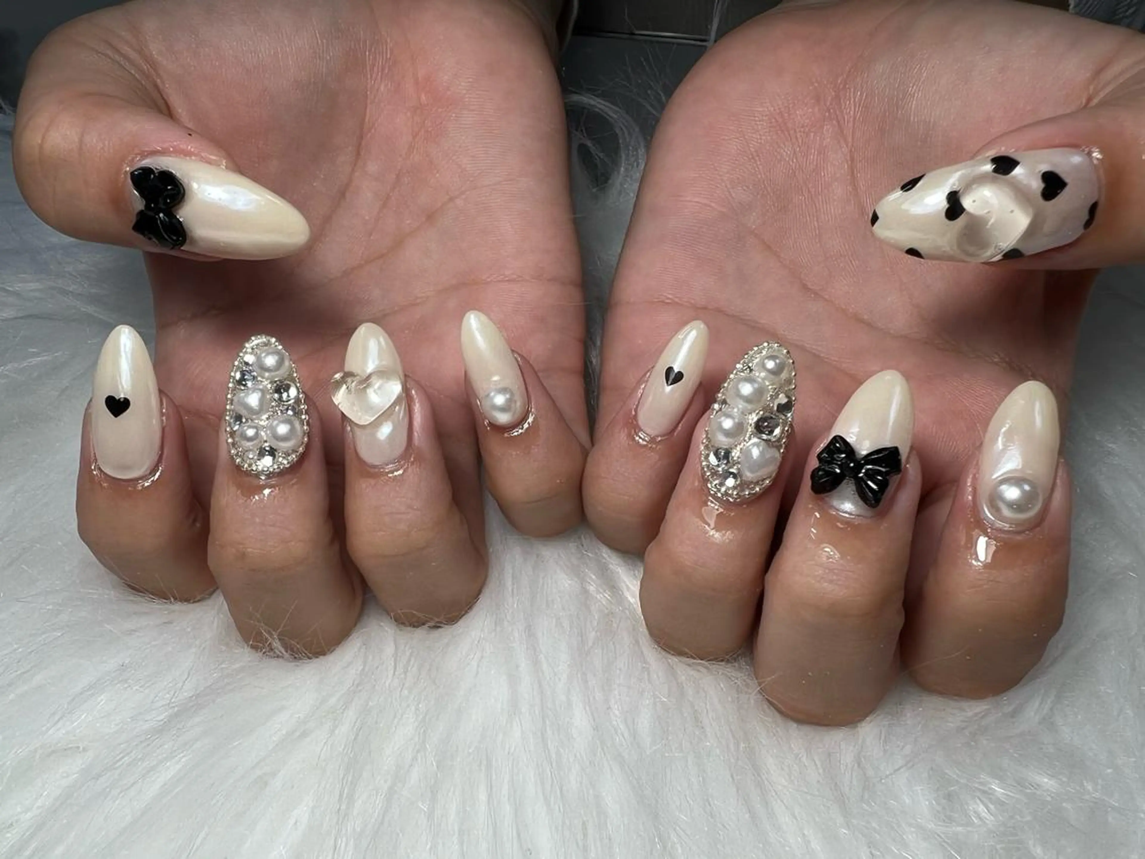 ネイル ハンドネイル Mana‪ ‪·͜· ❤︎‬のネイルデザイン