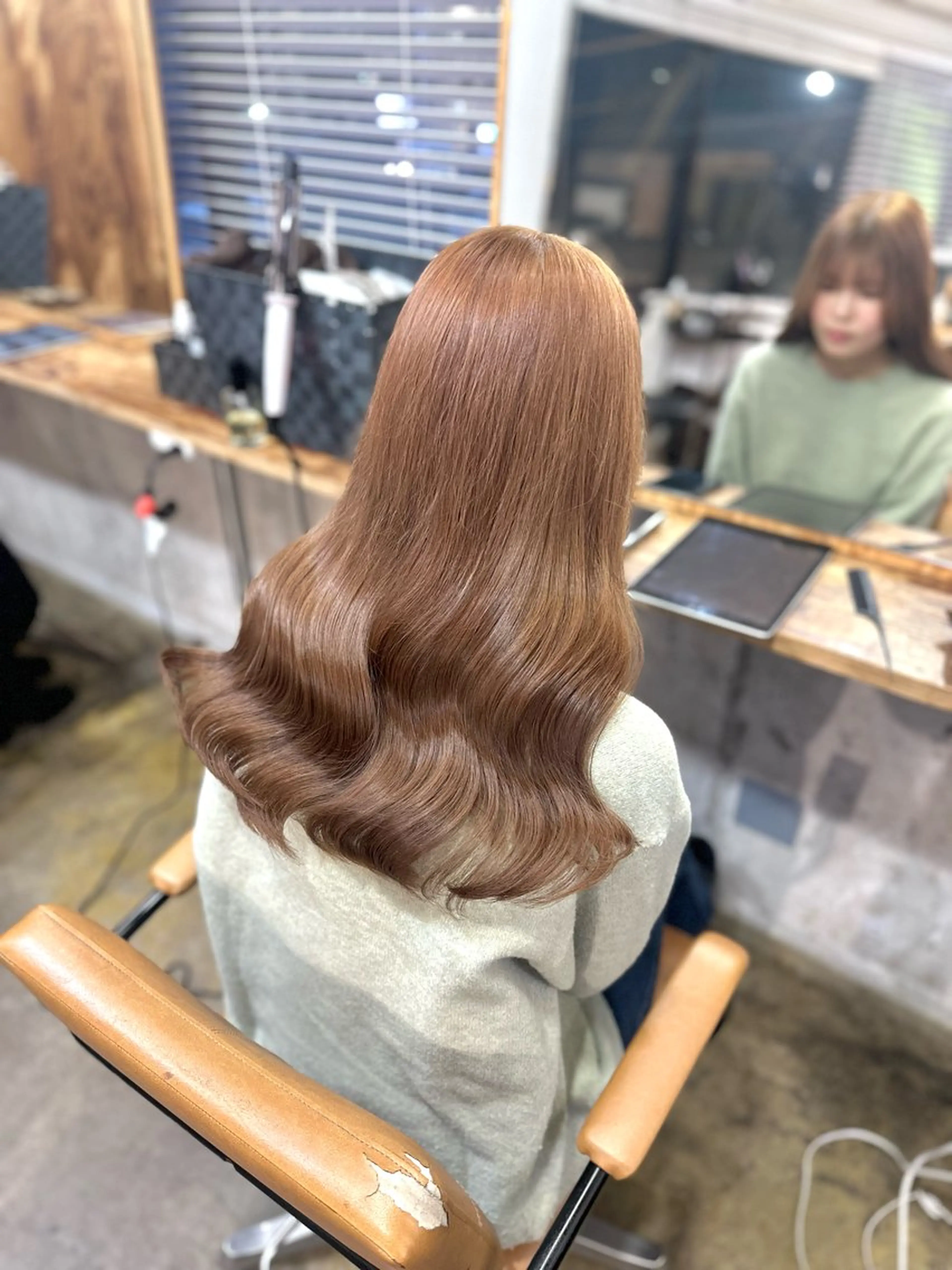 ロング カラー ヘアカラー ︎︎カイ ミズキ 🐰𝜗𝜚のヘアスタイル