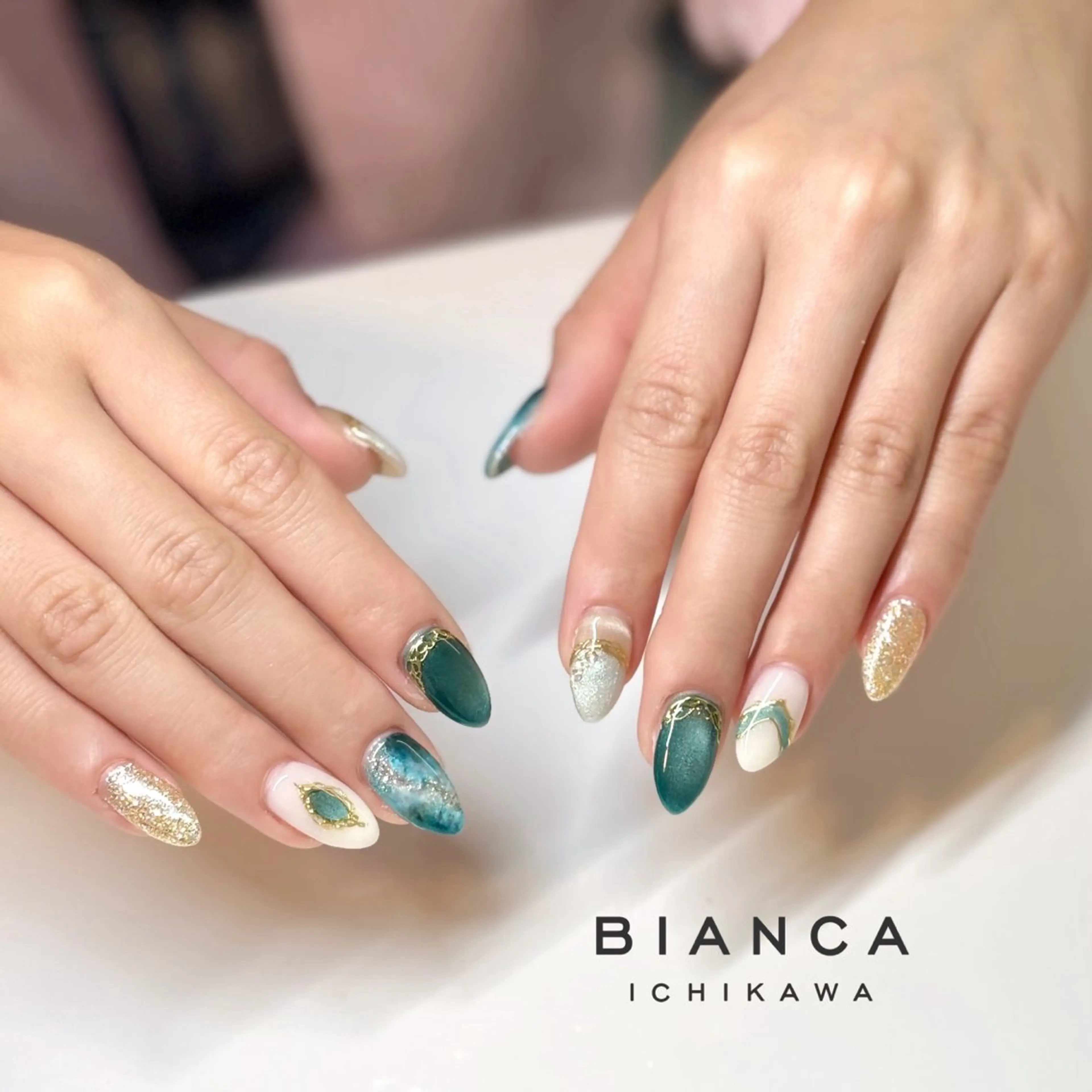 ネイル ハンドネイル 🕊️Bianca 児玉🕊️のネイルデザイン