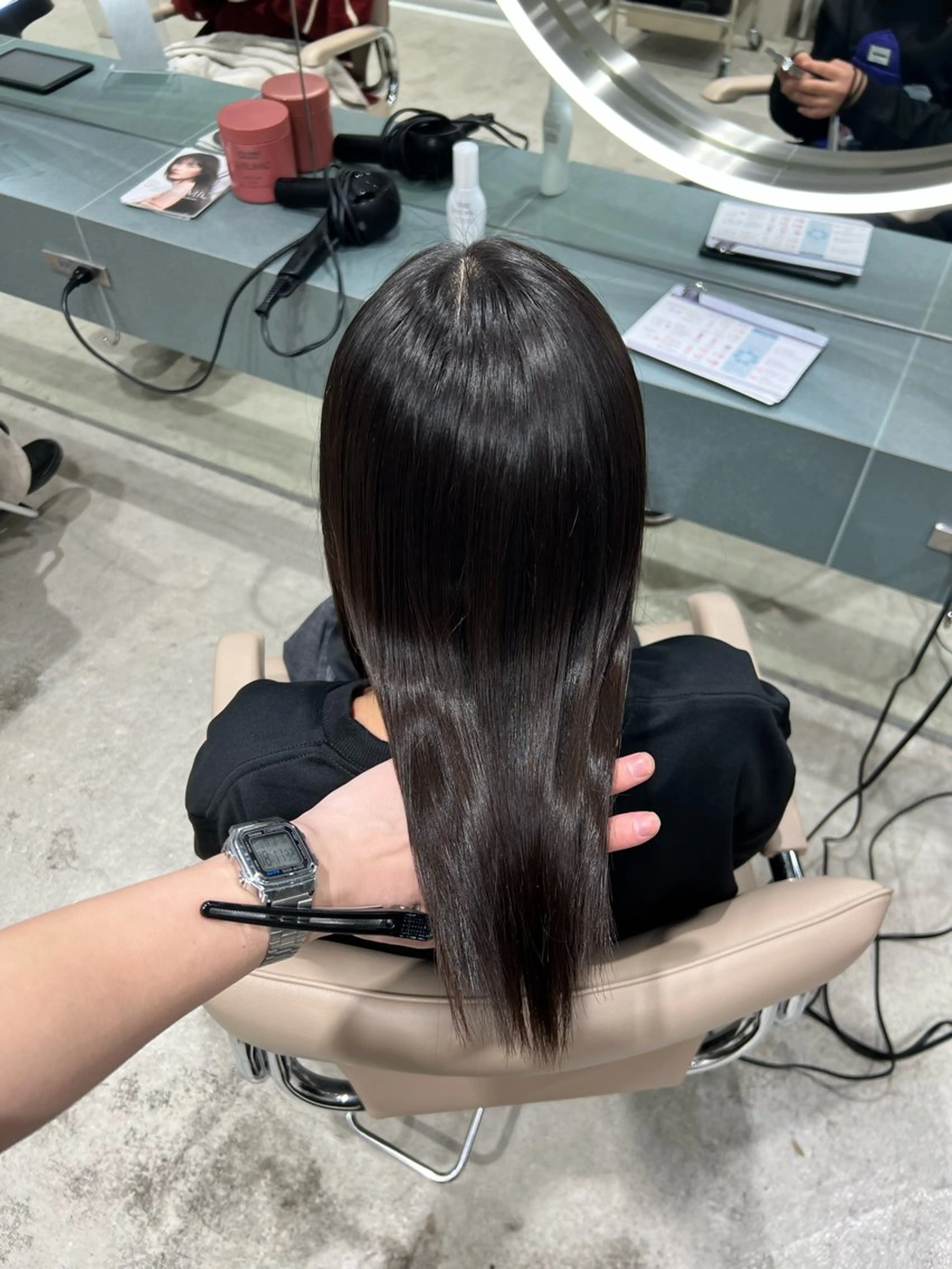 ミディアム カラー ✨髪質改善 縮毛矯正 艶髪 立川 コウキ✨のヘアスタイル