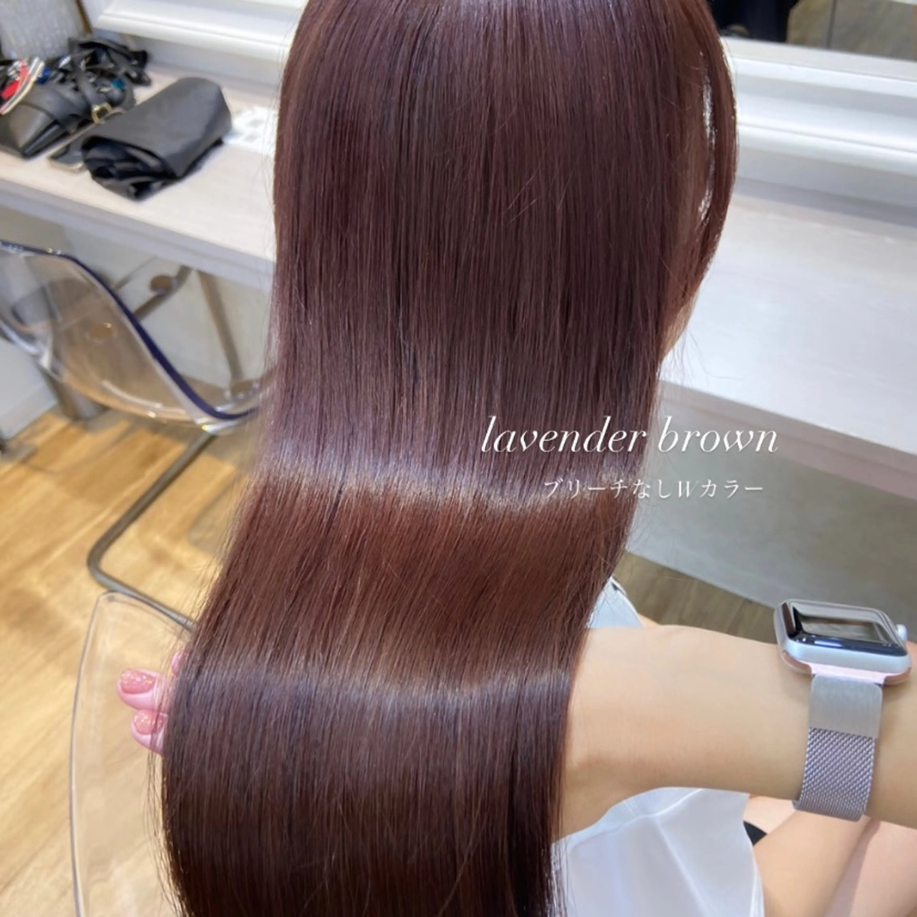 ロング カラー ベージュカラー ブリーチ ケアブリーチ 透明感カラー ダブルカラー mai 🥀 パーマモデル募集🌀のヘアスタイル