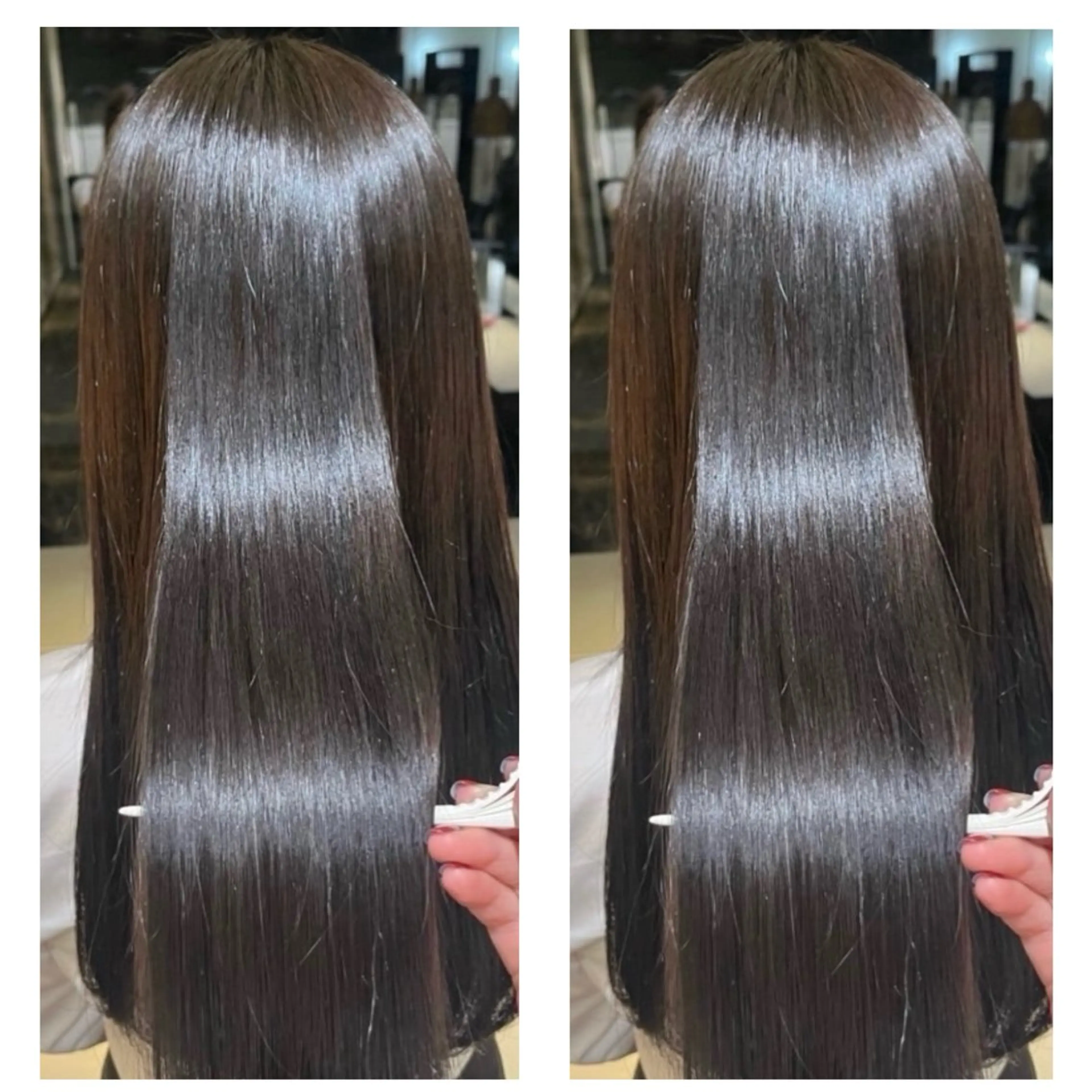 ロング 縮毛矯正 ENORE銀座店所属・👑髪質改善/ カット👑拓海のヘアスタイル