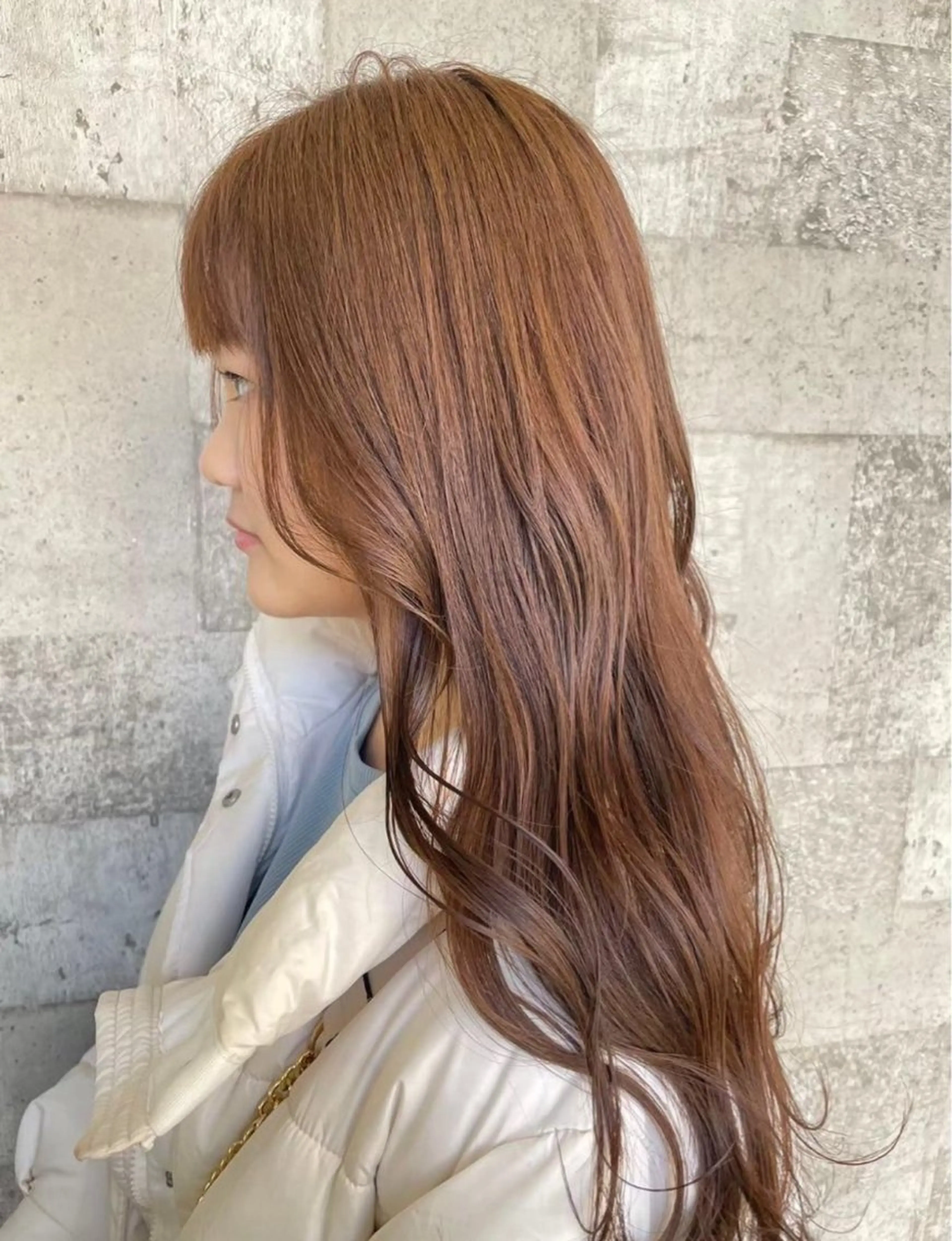 ロング カラー ヘアカラー トリートメント 🍊暖色カラー /ボブ/kanonのヘアスタイル