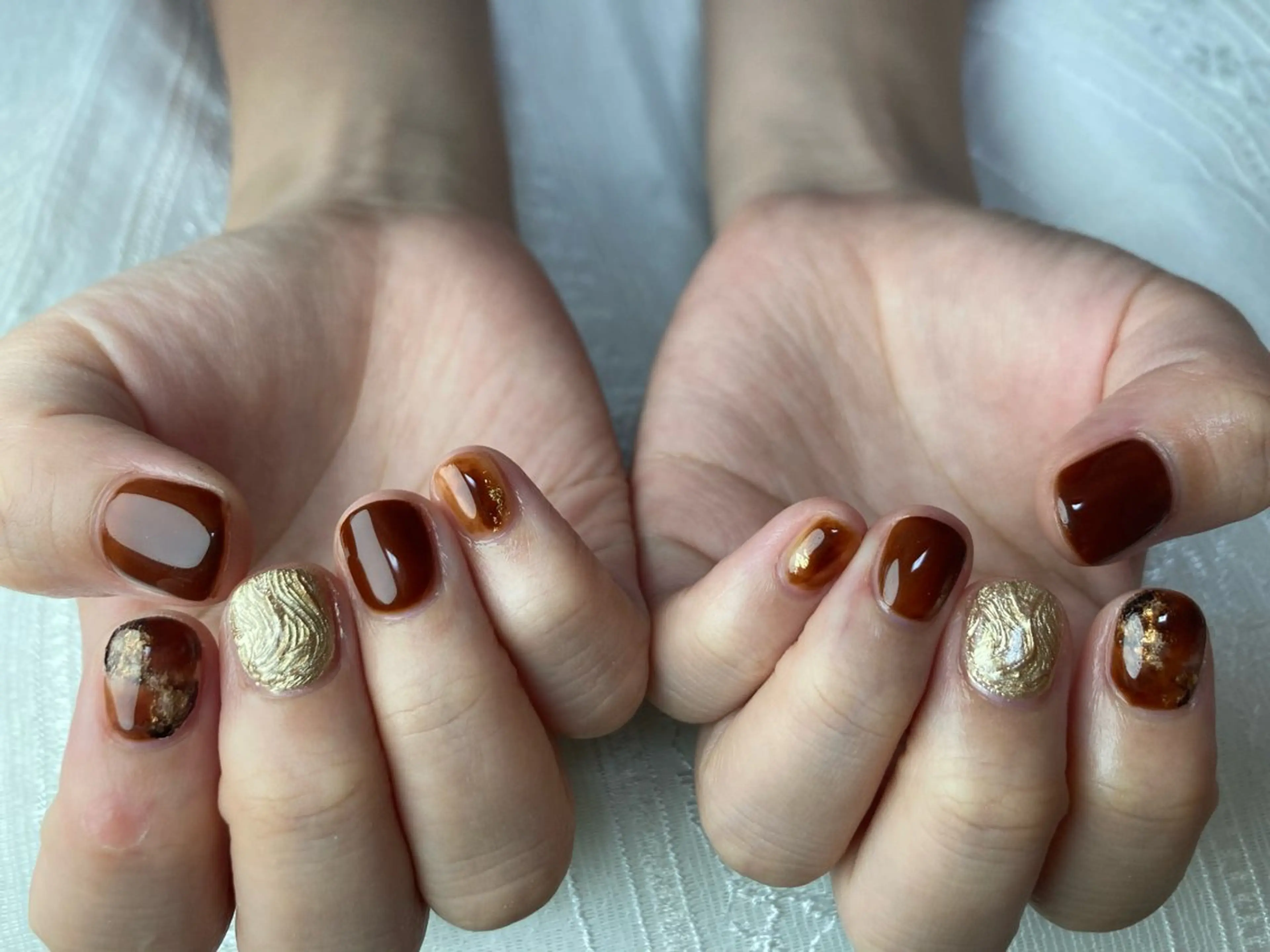 ネイル ニュアンスネイル nail  salon pista所属・K. Michiのネイルデザイン