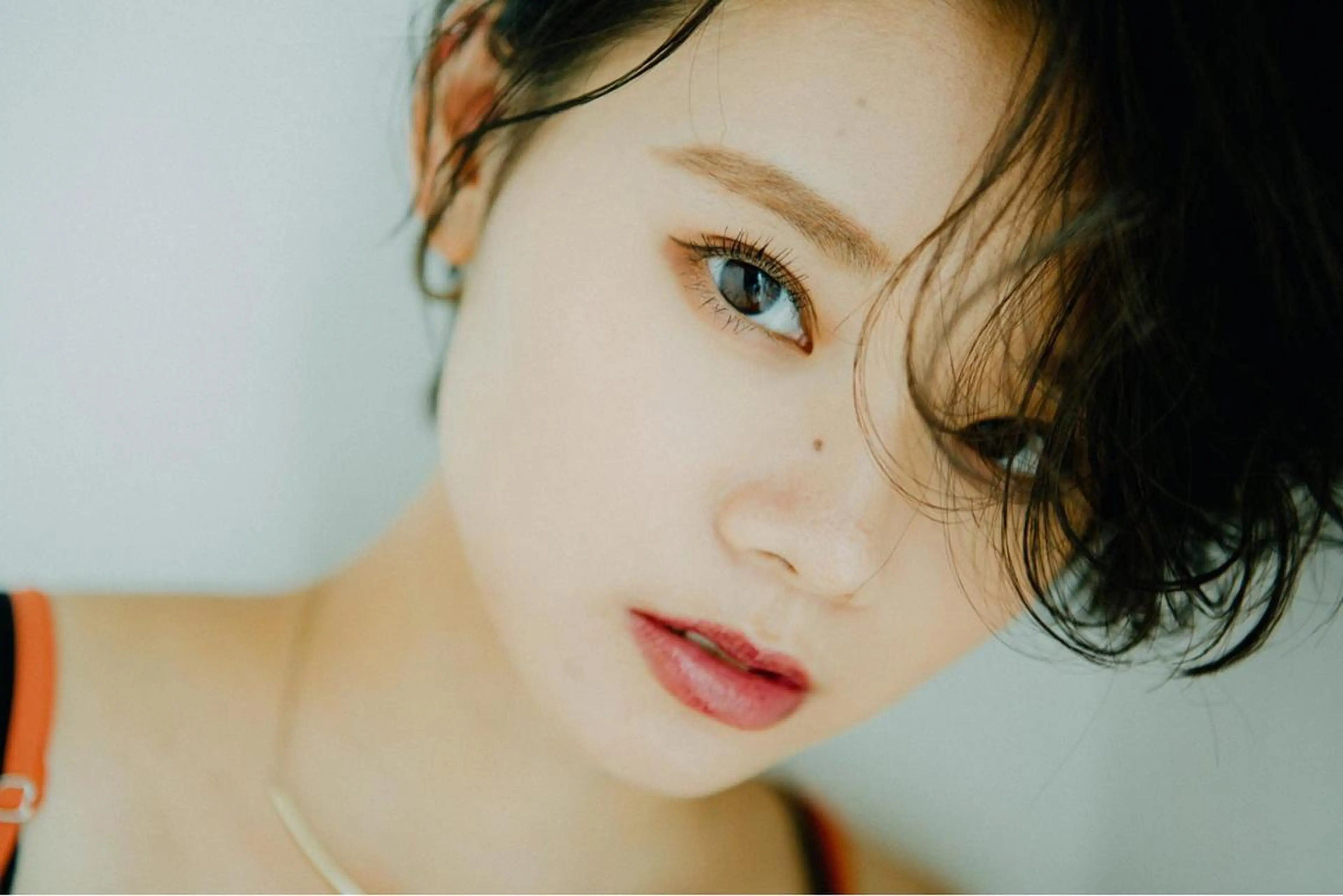 ショート カラー パーマ 遊佐 瑞紀のヘアスタイル