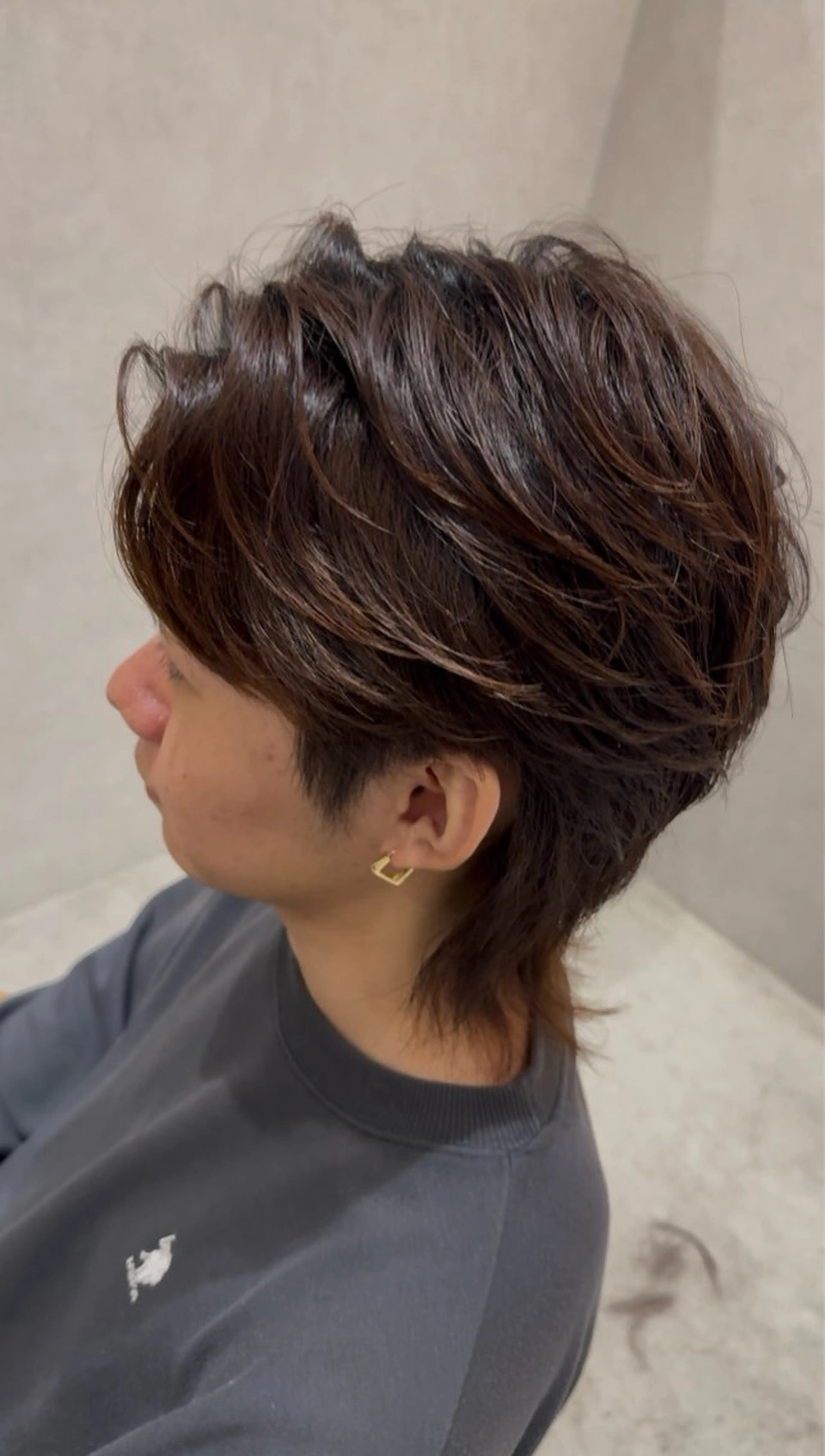 メンズ パーマ 保坂 瞭のヘアスタイル