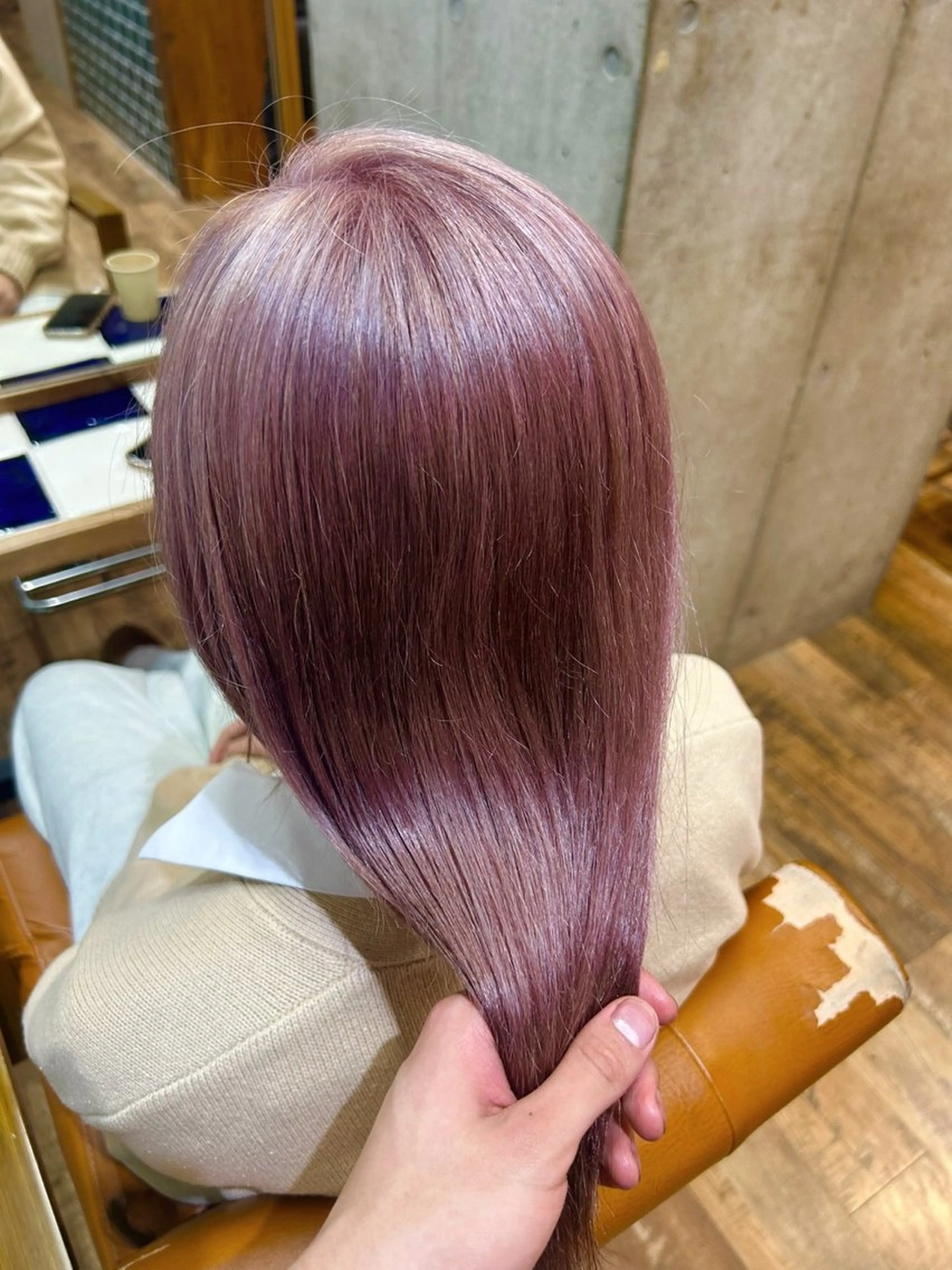 セミロング カラー 💖カラー/ブリーチ 💖あつやのヘアスタイル