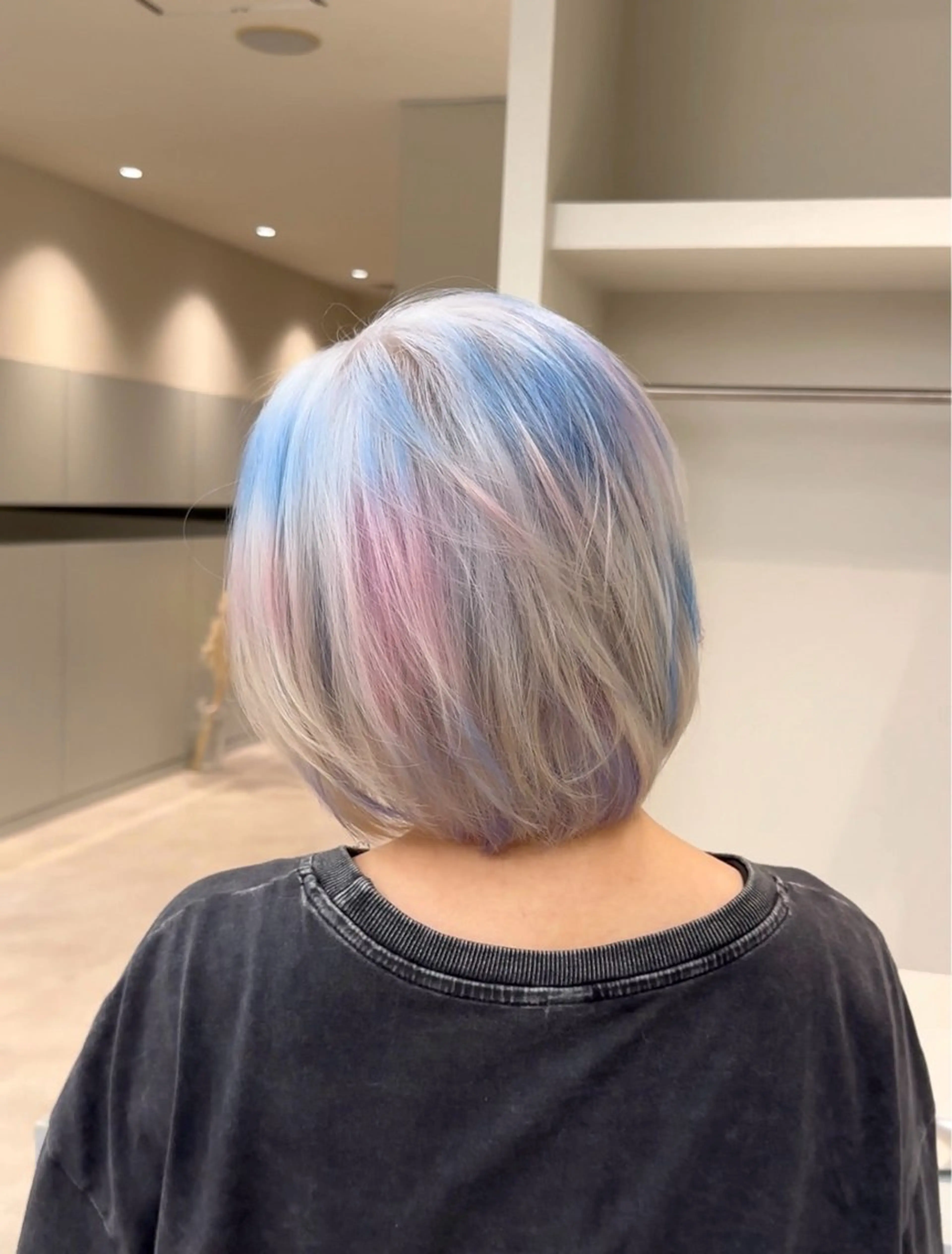 ショート カット ヘアカラー 【デザインカラー】 難波　秀喜のヘアスタイル