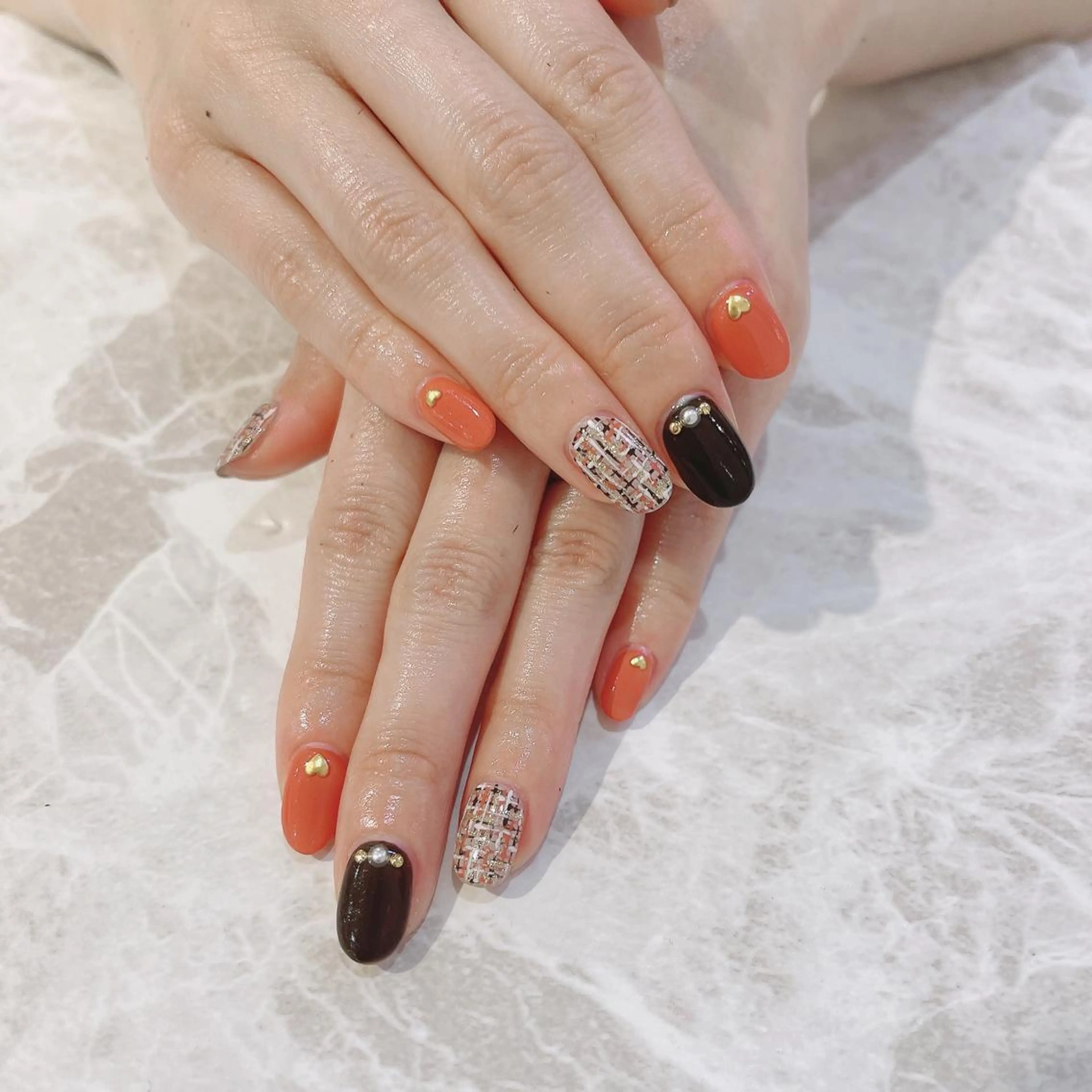 ネイル ツイードネイル Nailsalon Julius luna所属・Juliusluna FUZUKIのネイルデザイン