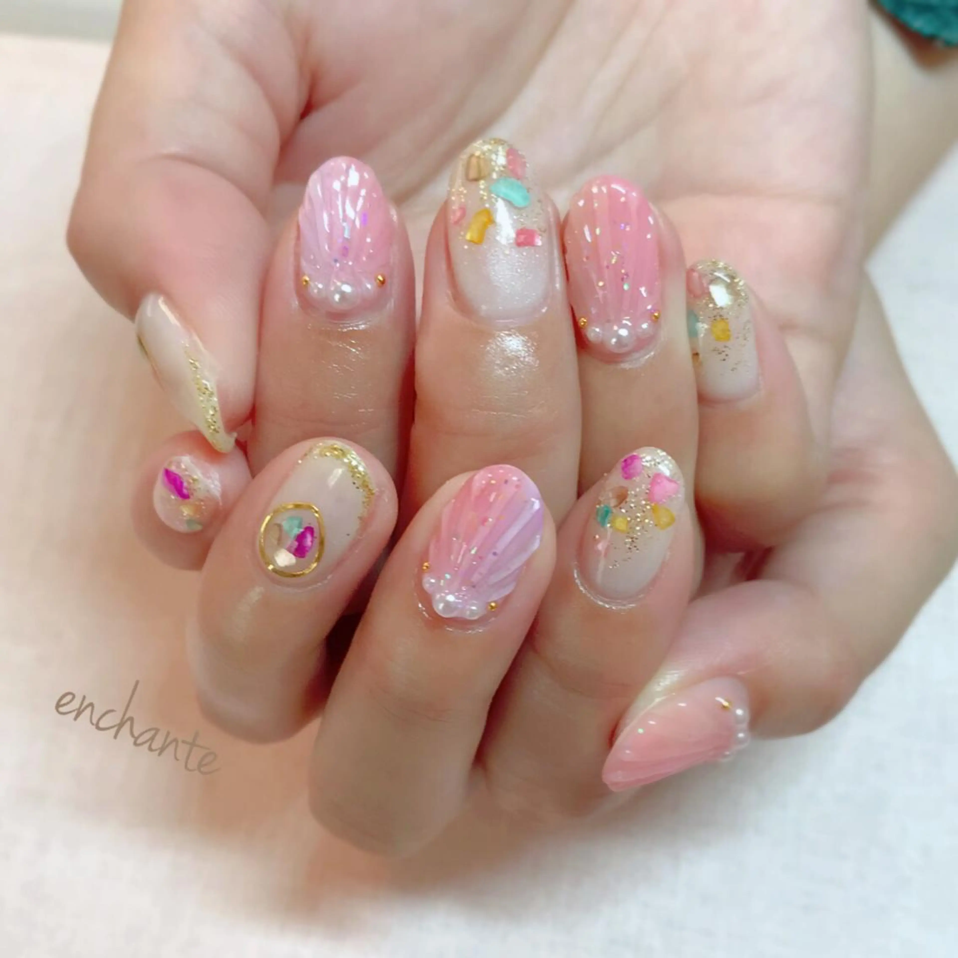 ネイル アンシャンテ所属・enchante 自由が丘のネイルデザイン