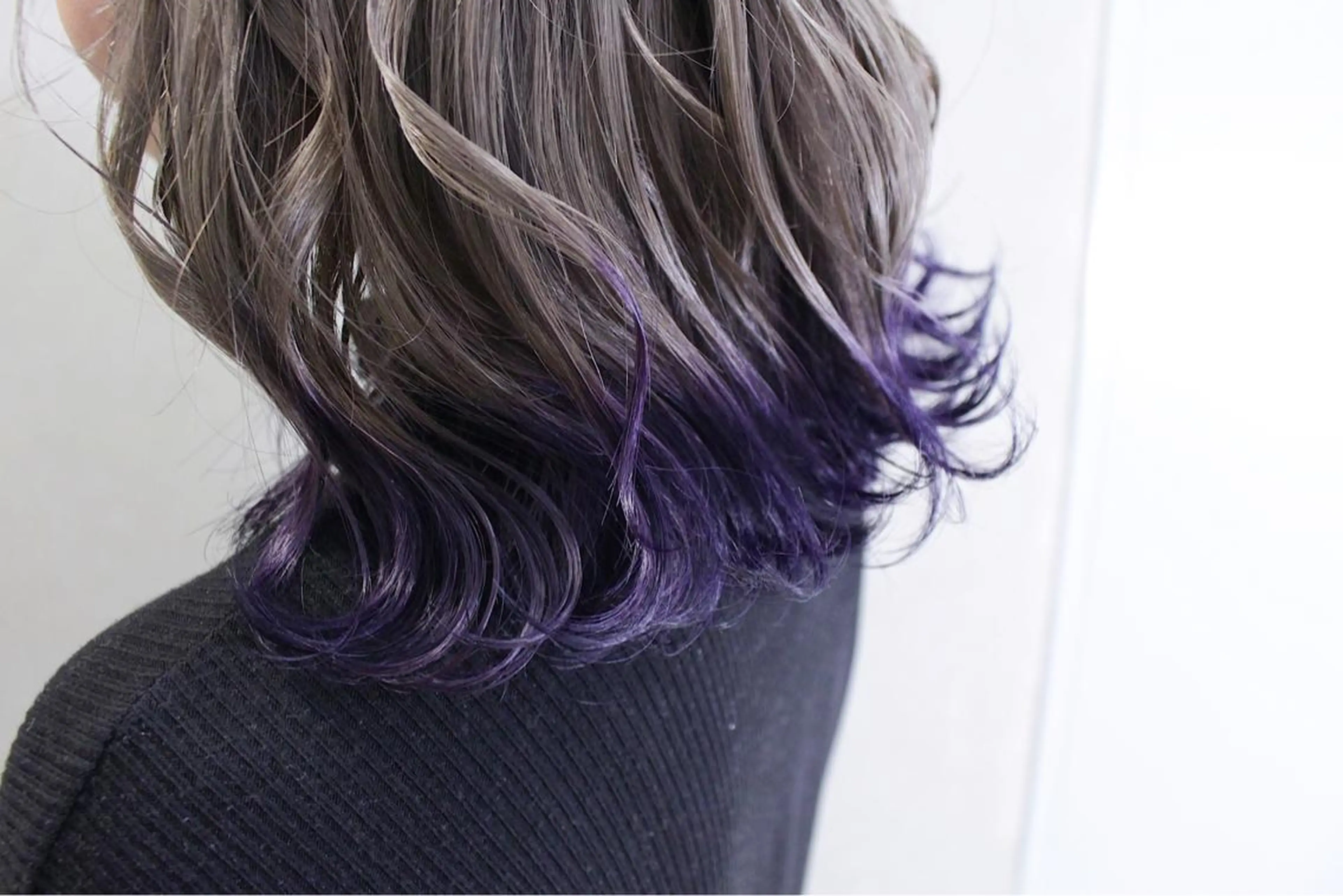 ミディアム カラー ヘアアレンジ ヘアカラー トリートメント lani 天神大名/ブリーチのヘアスタイル