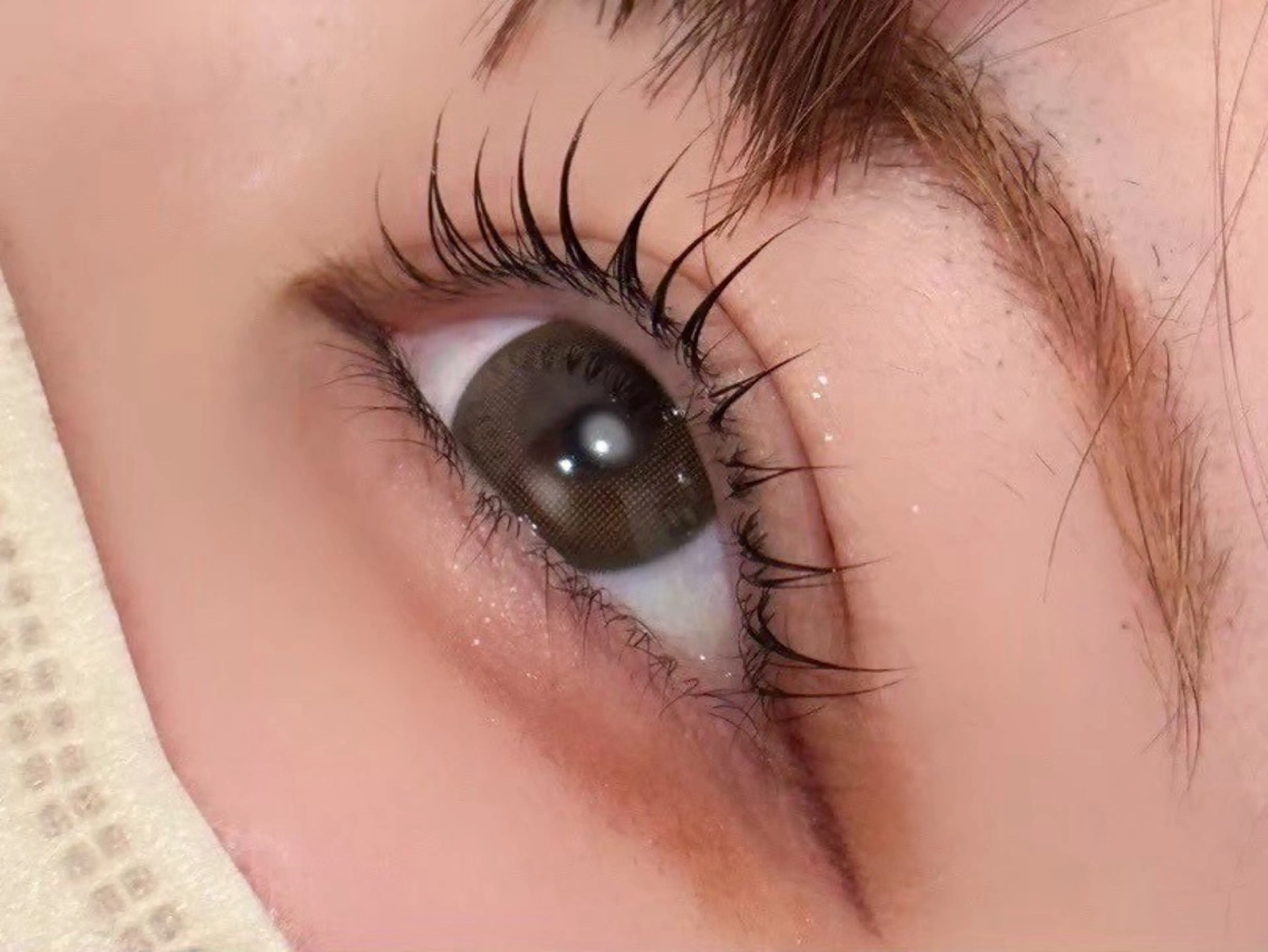 マツエク・マツパ 束感まつ毛 韓国風マツエク まつげパーマ 下まつげエクステ 一重×まつ毛パーマ マツパ 𝐀𝐲𝐮𝐧𝐚 /まつパ🖤のマツエク・マツパデザイン