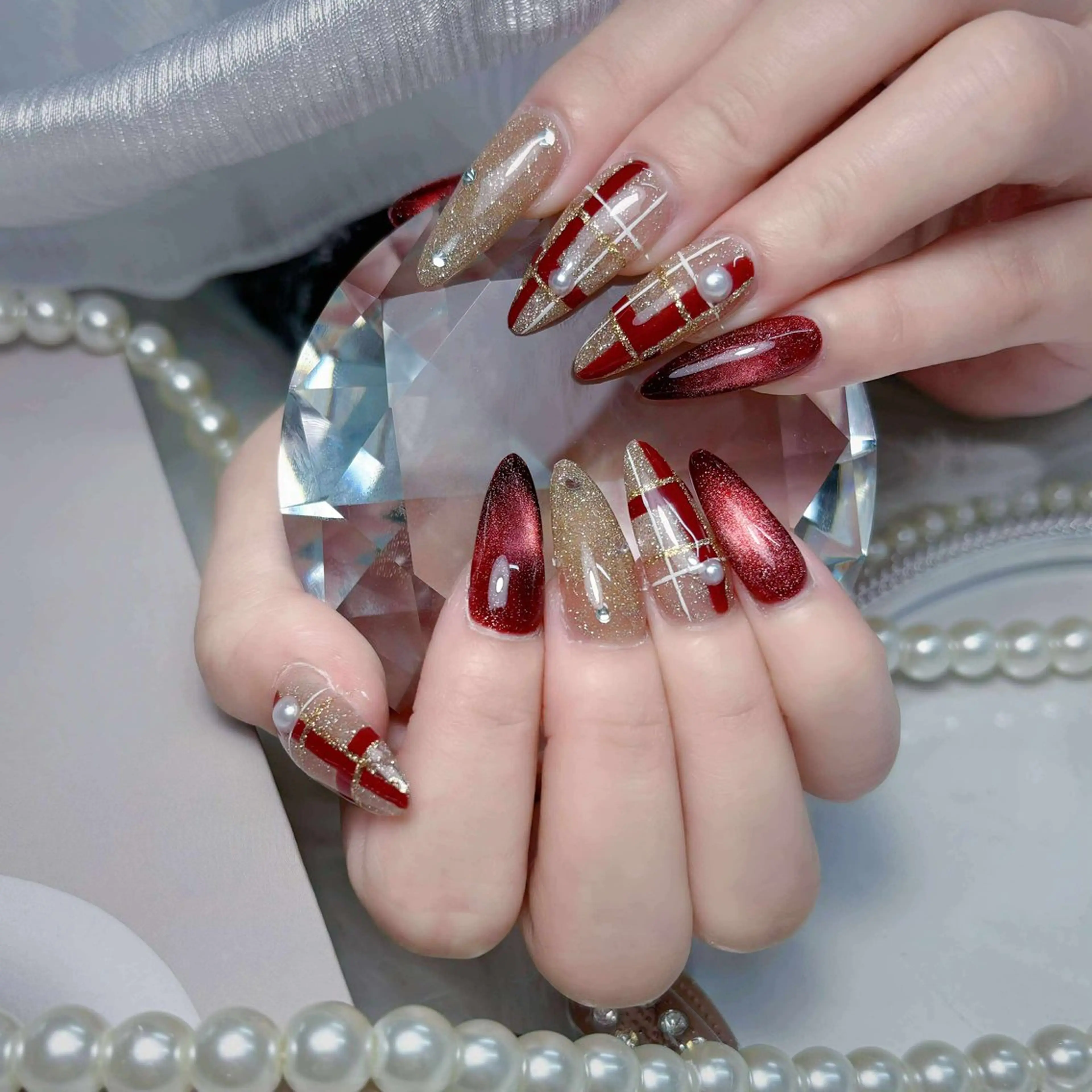 🍁人気No3❣️チップ長さだしフリーデザインやり放題🎨💅9600¥の写真