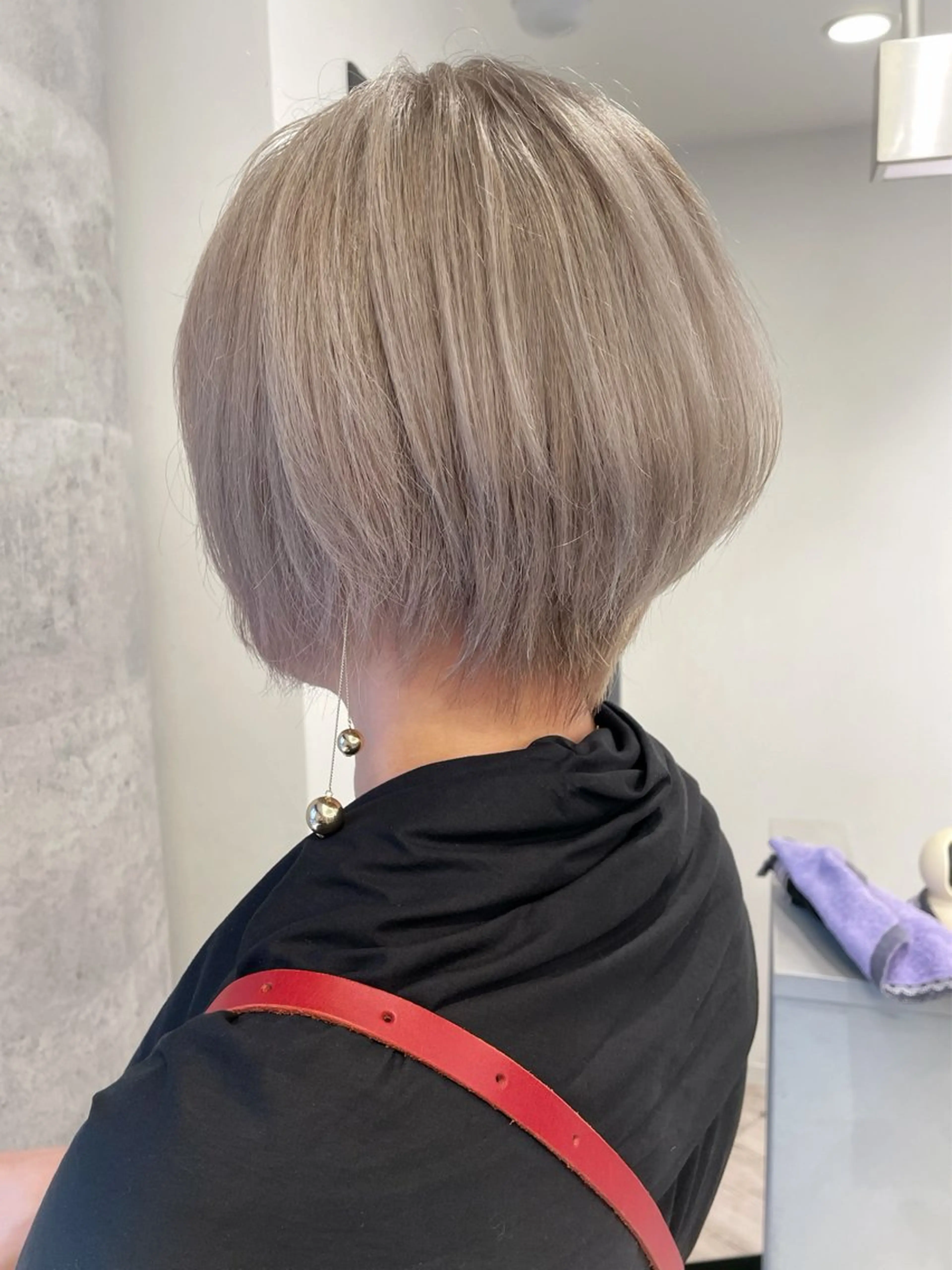 ショート 丸みショート ショートヘア ケアブリーチ🌟 ♢WATARU♢のヘアスタイル
