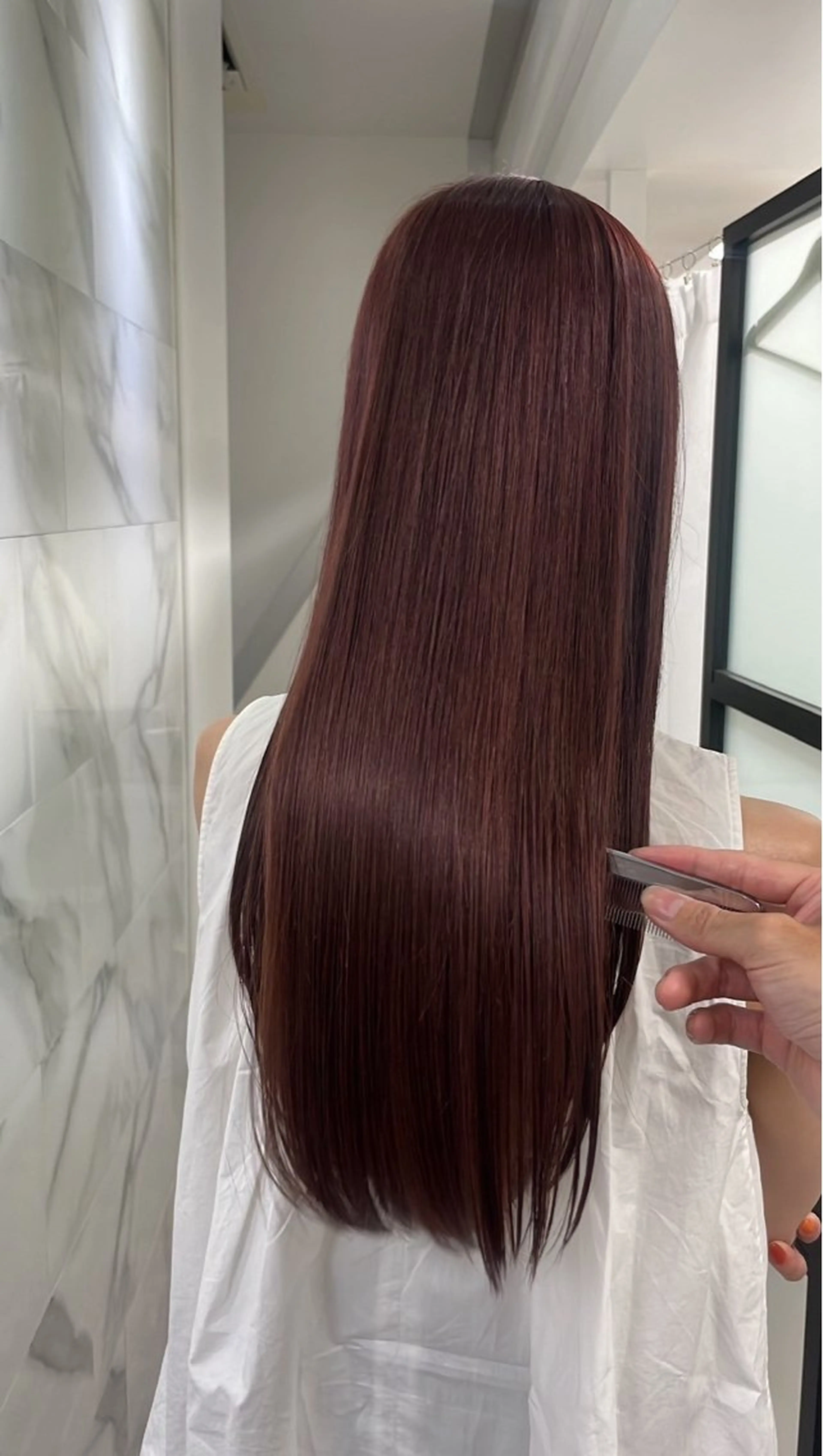 ロング カラー 髪質改善 soigne 表参道【ソワネ】所属・艶髪🩰透明感カラー 🫧あやみのヘアスタイル