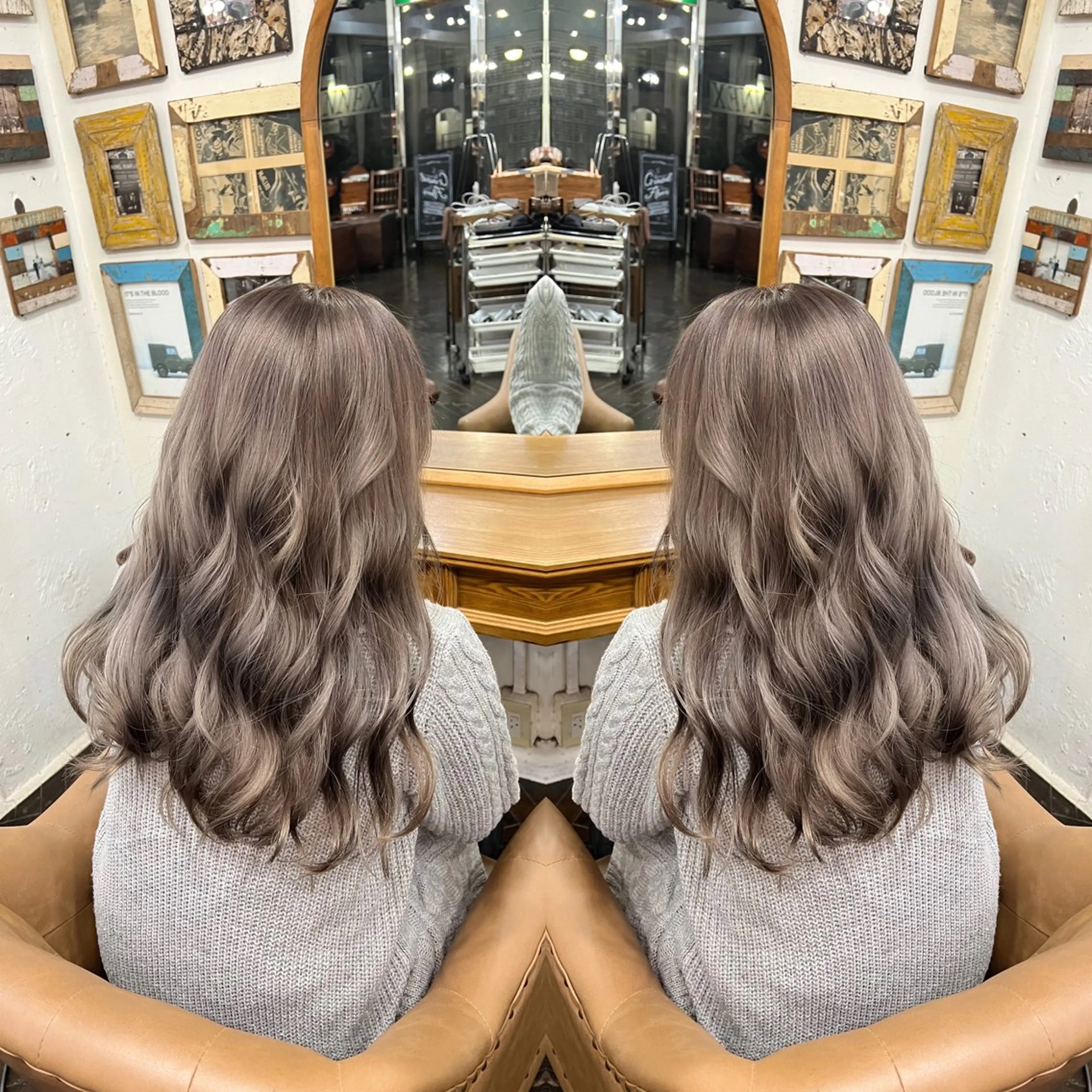 ロング カラー レイヤー/ボブ/ ミニボブ/AOIのヘアスタイル