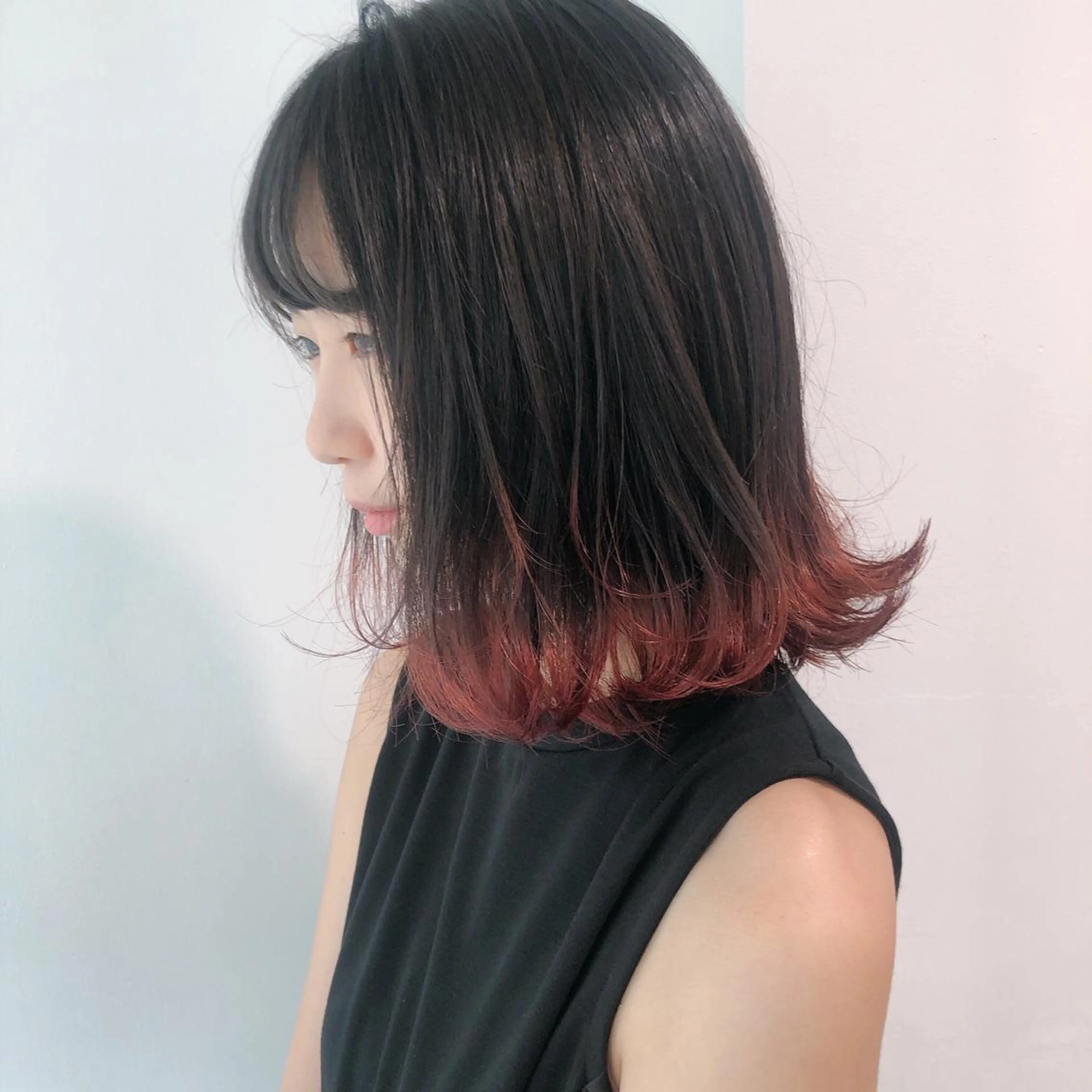 ミディアム カラー ヘアカラー トリートメント ヘアセット ❤️sai❤️ official❤️のヘアスタイル