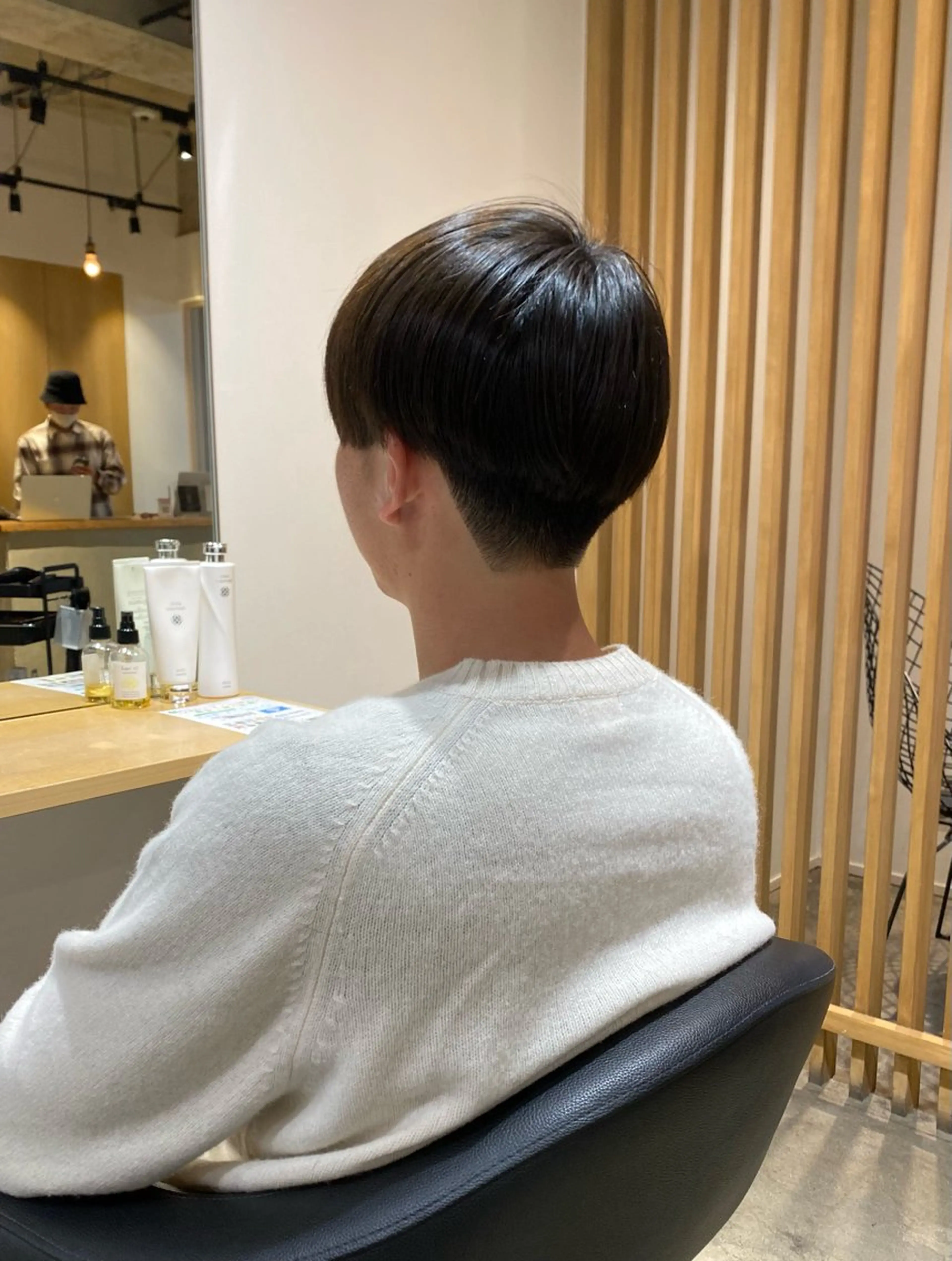 メンズ マッシュ 🤎カット/ブリーチ /縮毛矯正/大宮🤎のヘアスタイル