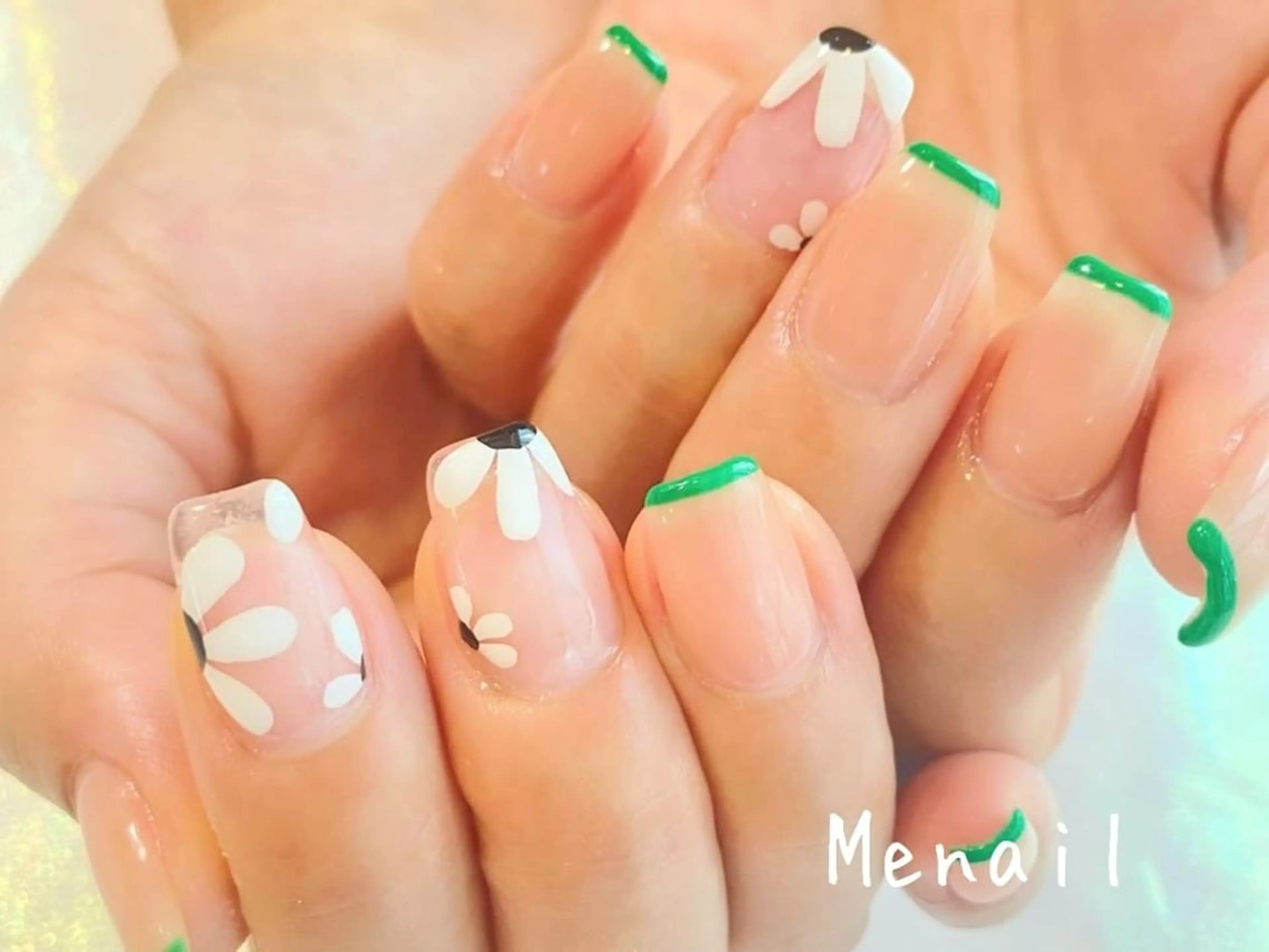 ネイル アートネイル Menail心斎橋筋 ギャル×韓国🇰🇷のネイルデザイン