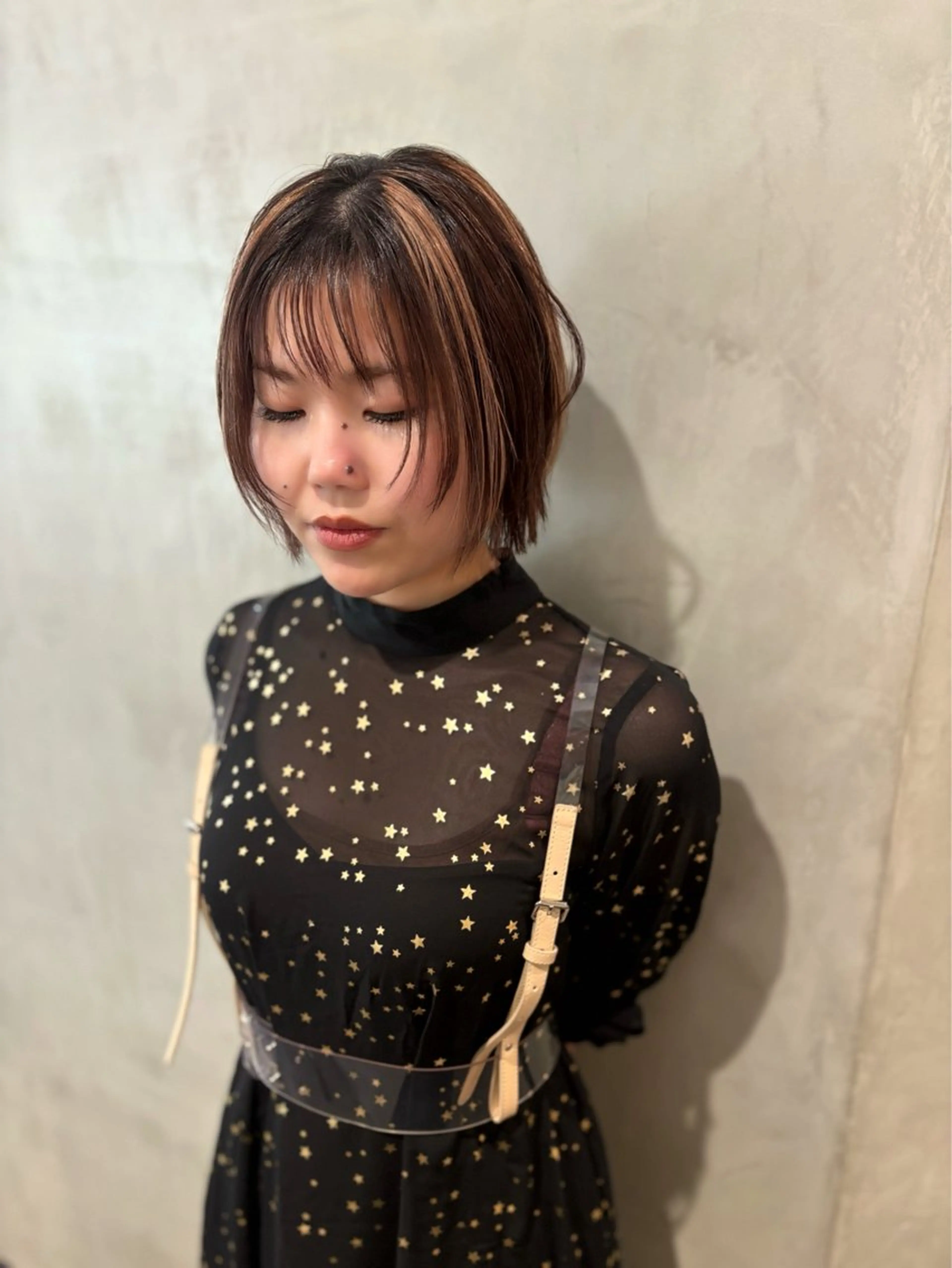 ショート カラー ヘアカラー トリートメント 優 作のヘアスタイル
