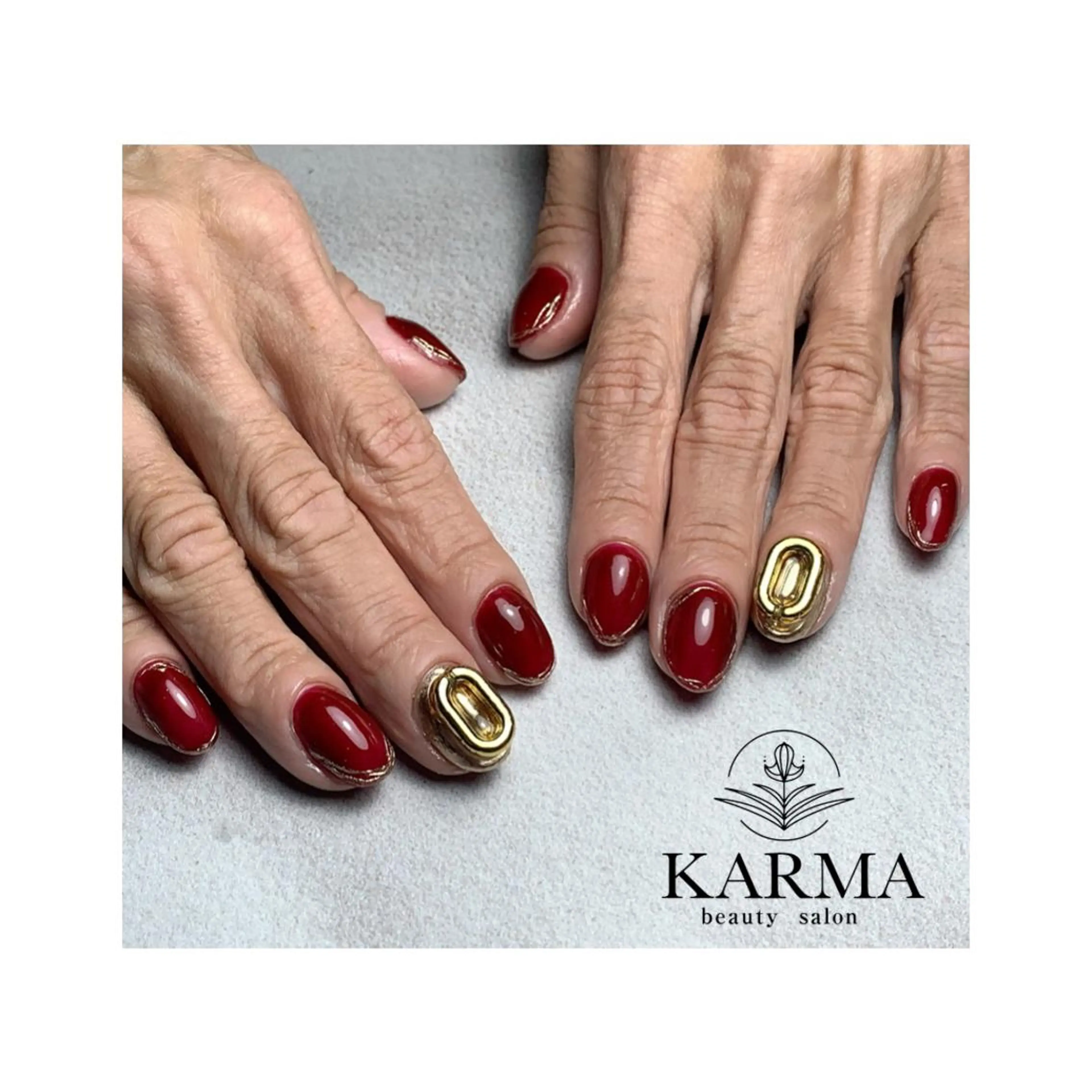 ロング ネイル ハンドネイル KARMA salonのネイルデザイン