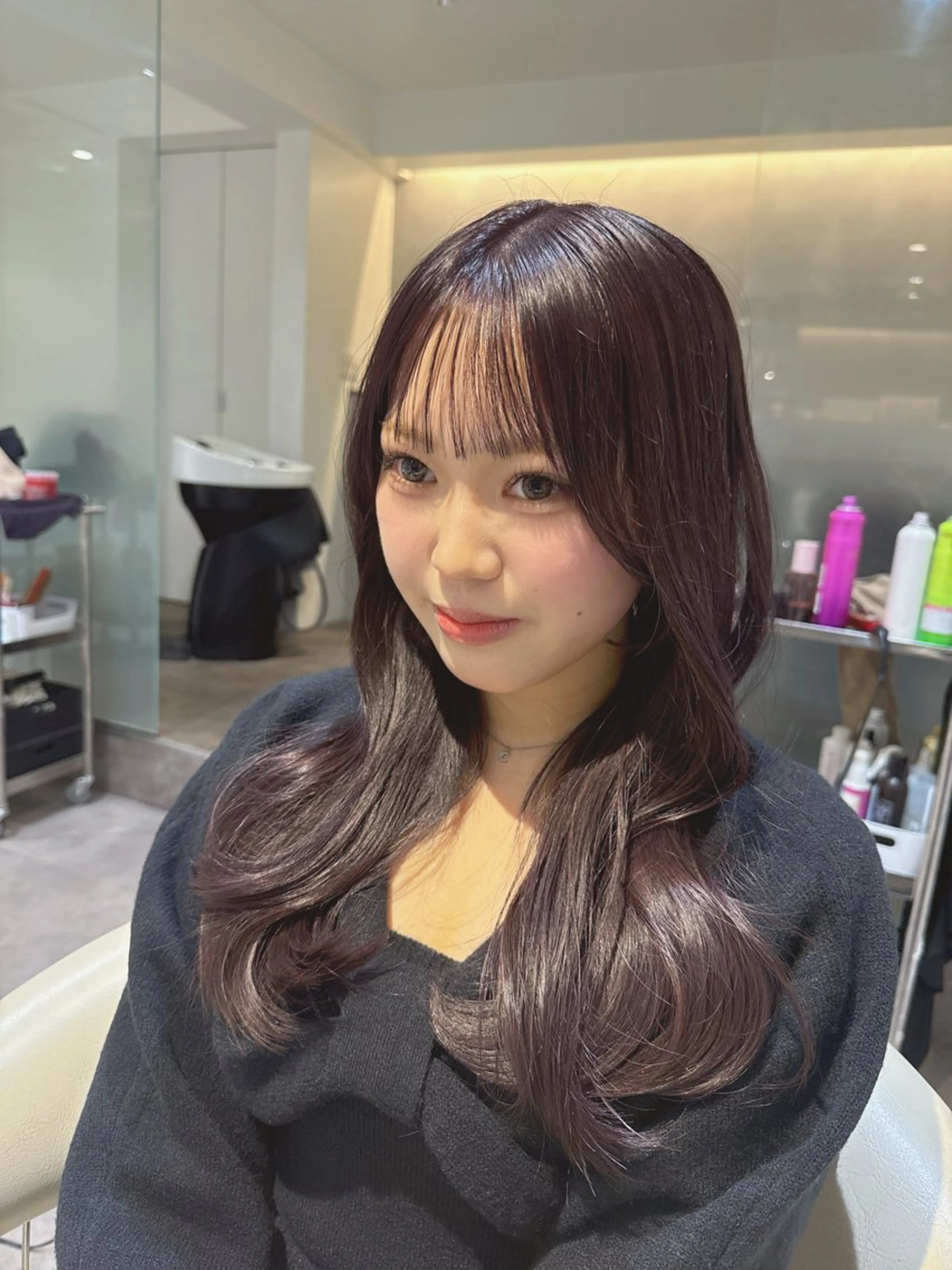 セミロング カラー ベージュカラー ブリーチ ケアブリーチ 透明感カラー ハイトーンカラー カット ヘアカラー トリートメント 透明感カラー特化 🫧TAISEIのヘアスタイル