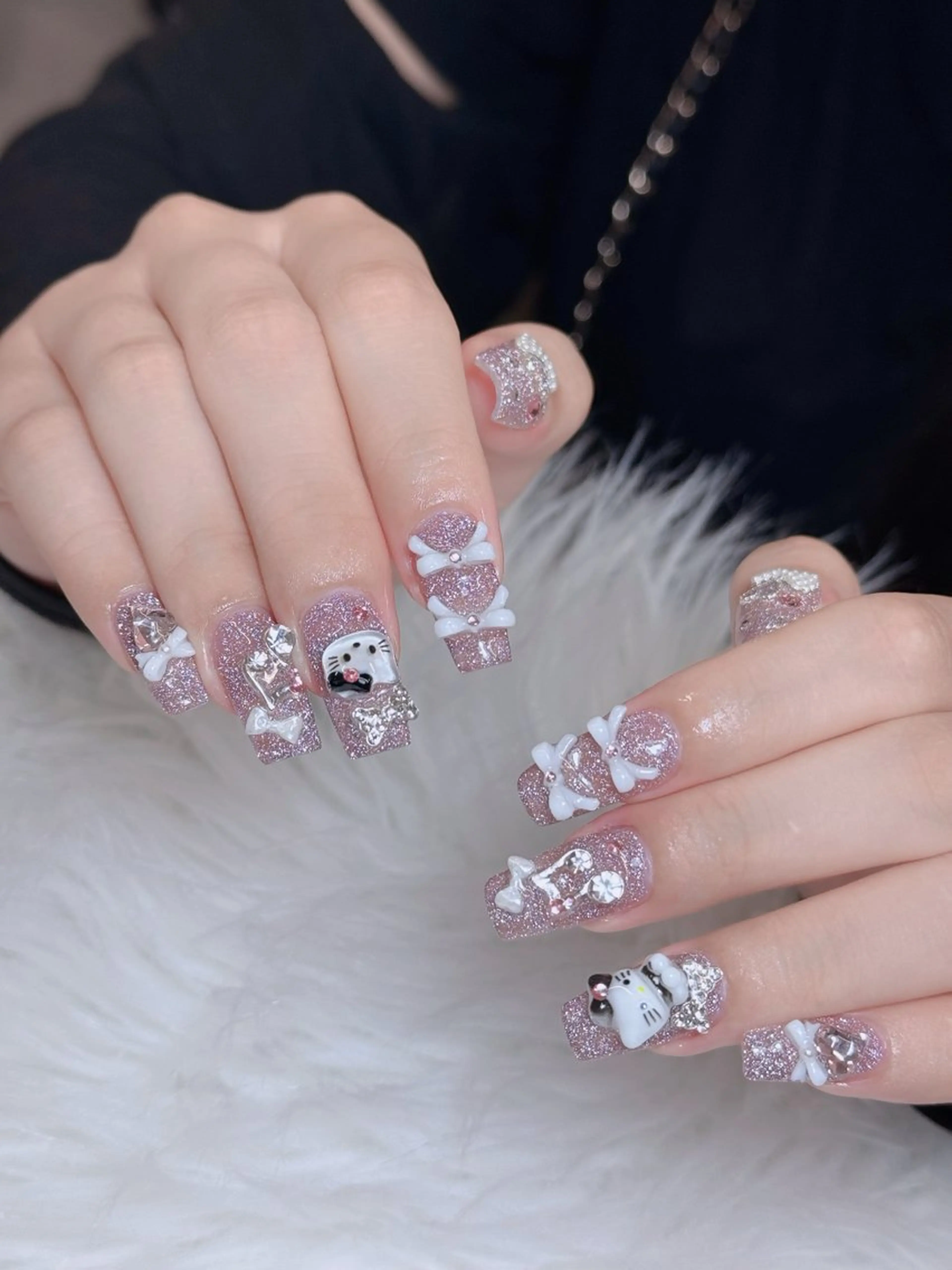 ネイル オーロラネイル チークネイル フットネイル フレンチネイル 韓国ネイル ハンドネイル Lumi Nail 新大久保3‘のネイルデザイン