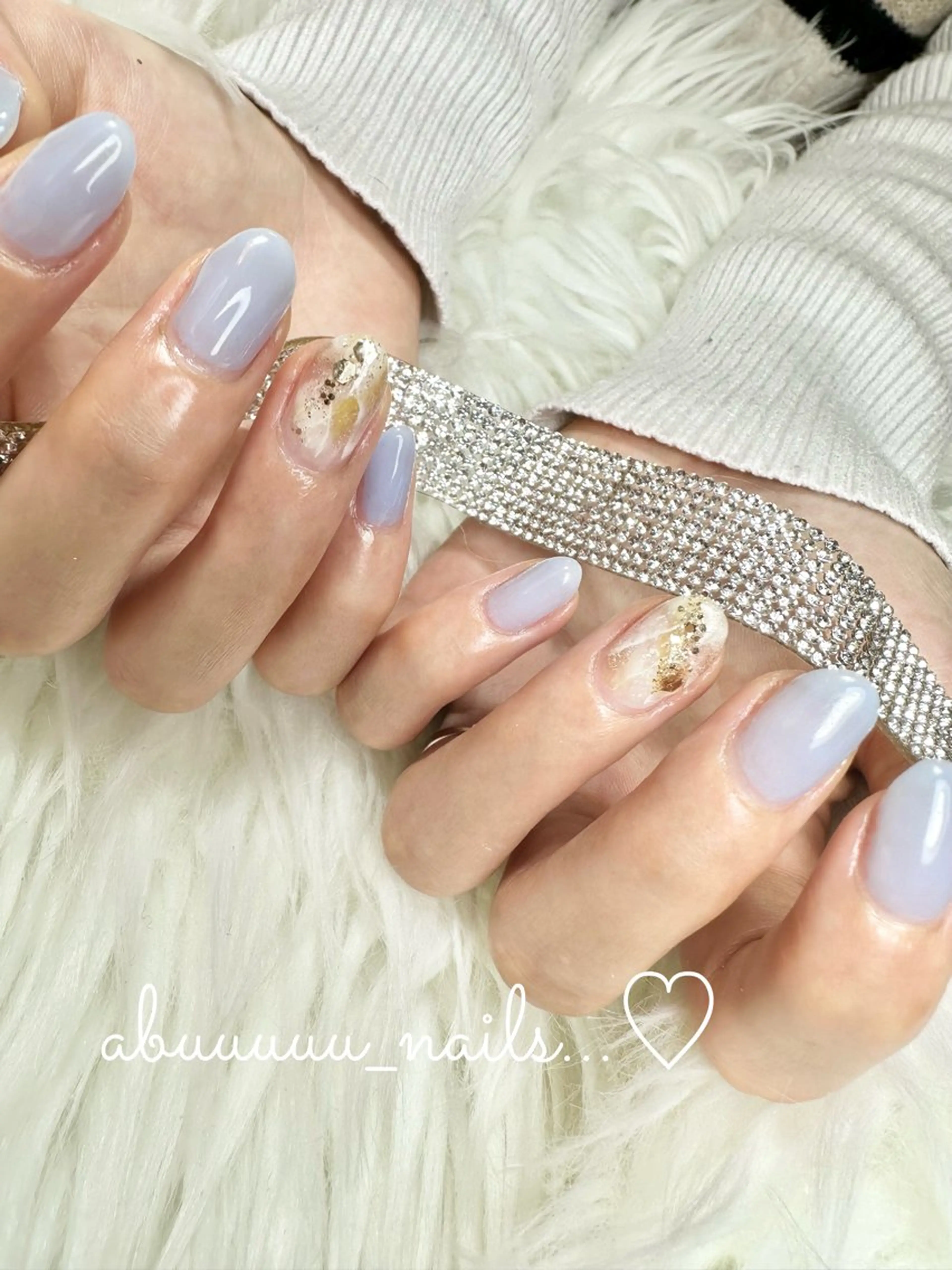 ネイル アートネイル ニュアンスネイル abuuuuu nailsのネイルデザイン