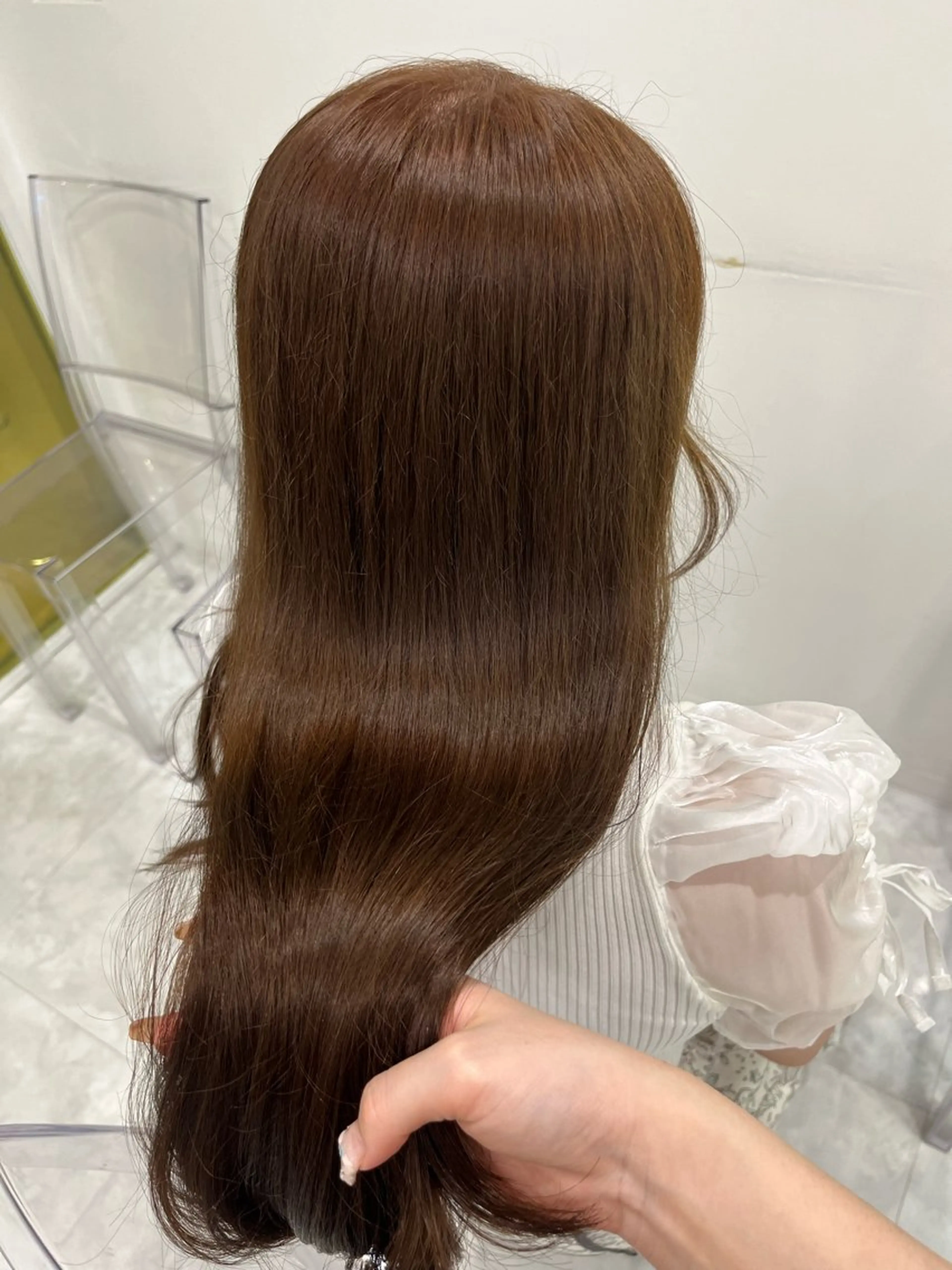 ロング カラー ヘアカラー トリートメント ヘアセット ガーリー♡女の子っぽ ヘア♡ピンクカラー♡のヘアスタイル