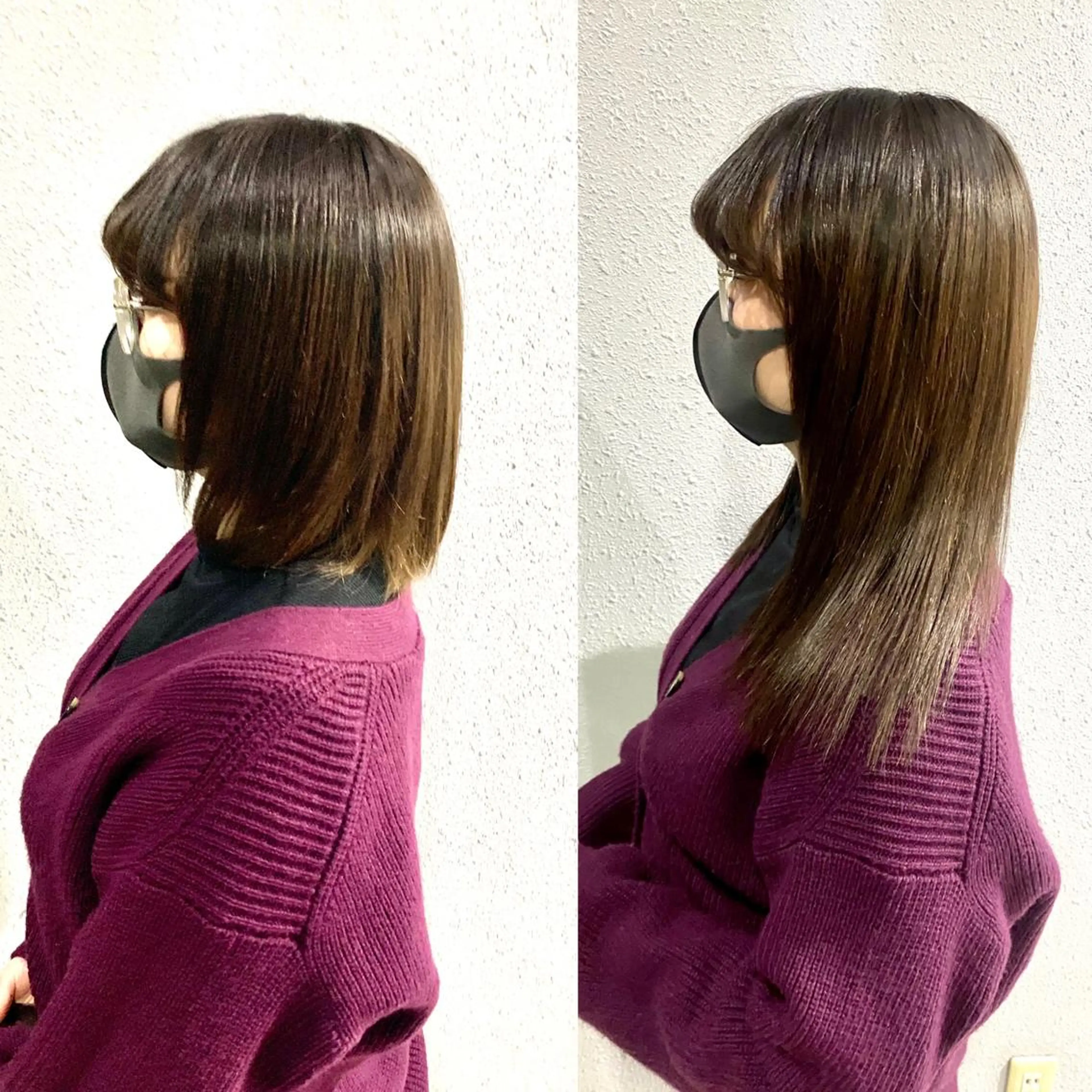 ミディアム シールエクステ エクステ Orque 伊藤丈晴のヘアスタイル