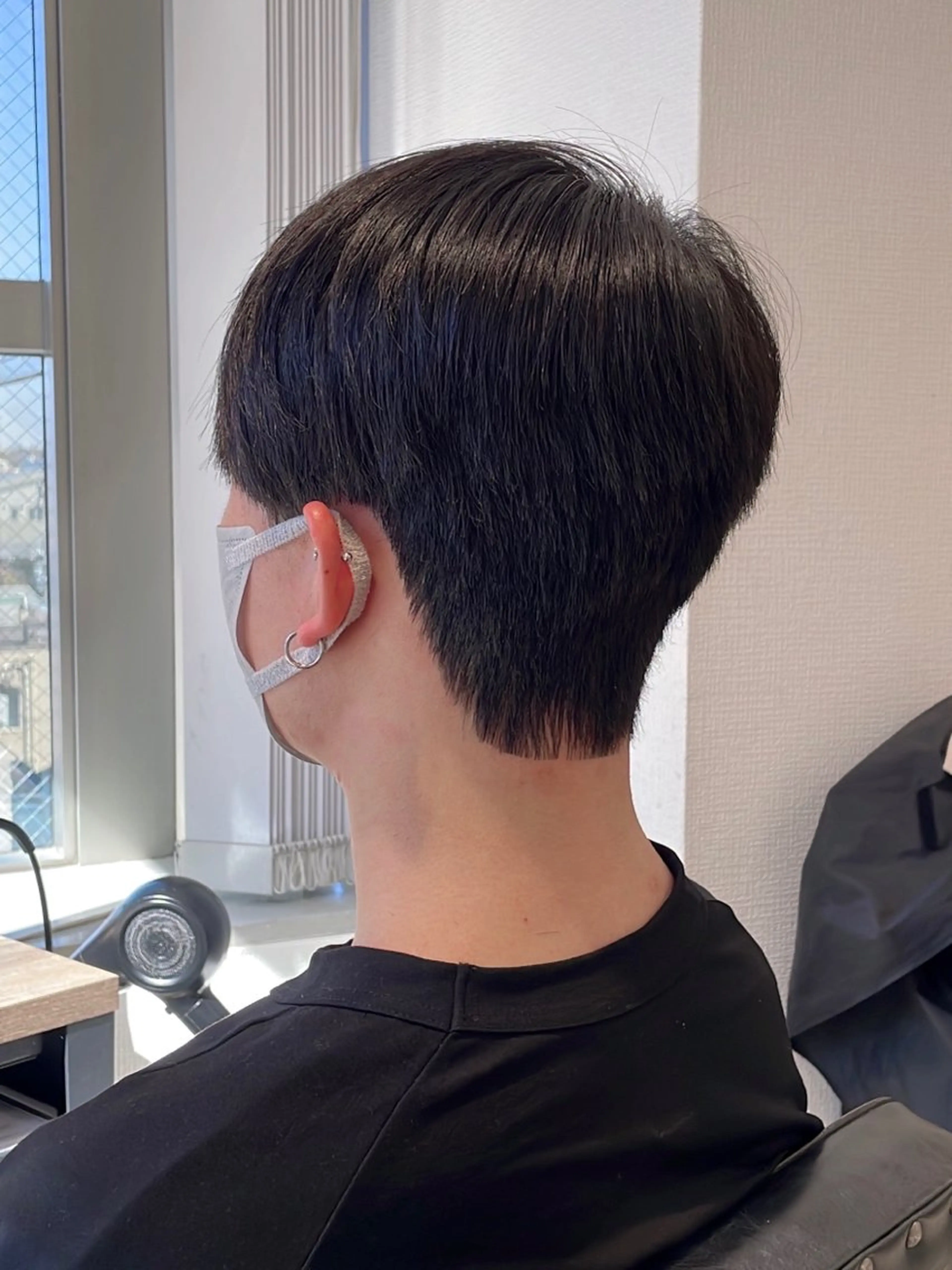 ショート カラー パーマ ヘアアレンジ メンズ カット パーマ 縮毛矯正 IVY表参道所属・ヘアメイク小野リエ 韓国ハーフ🦊のヘアスタイル