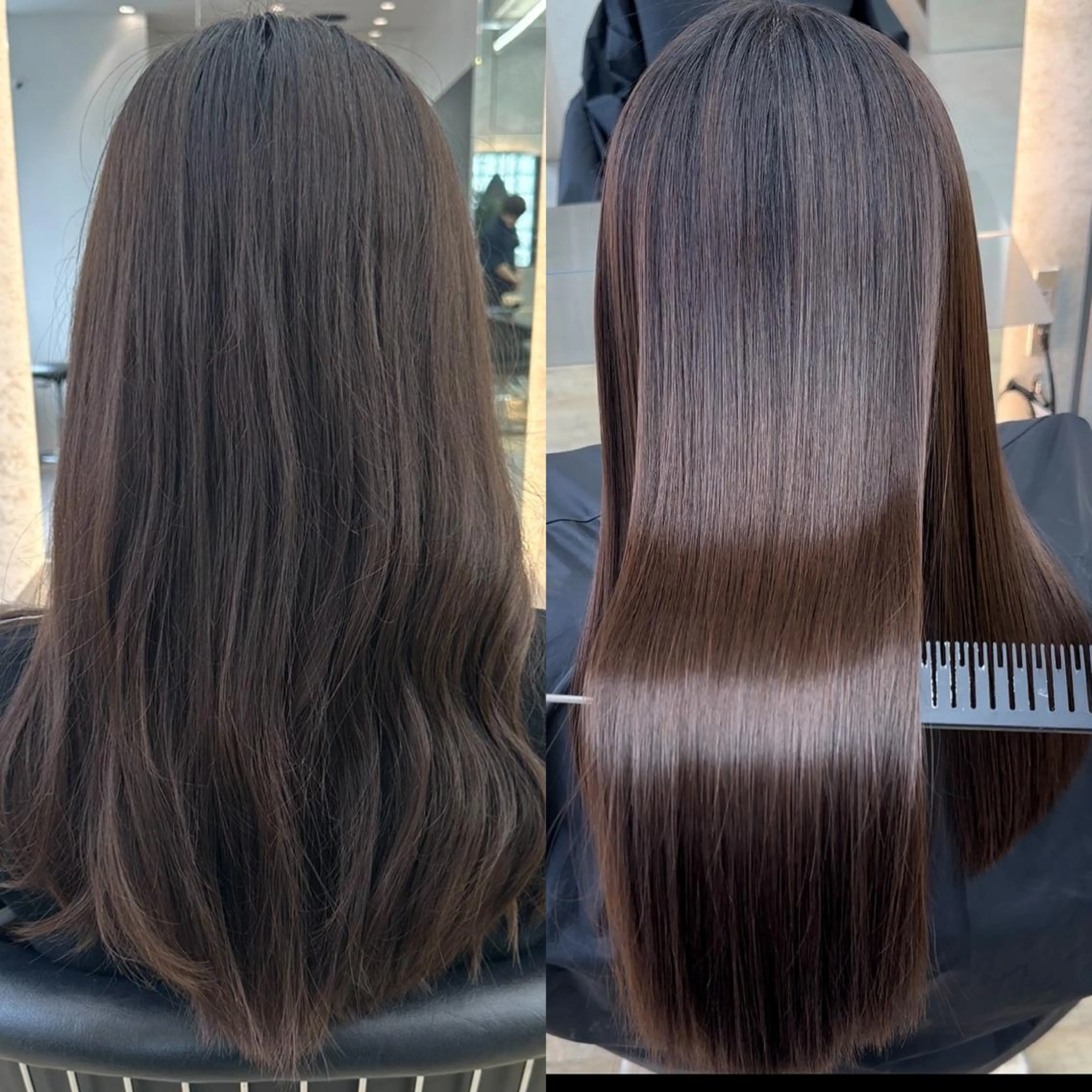 ミディアム パーマ カット ヘアカラー 縮毛矯正 トリートメント 縮毛矯正/ 髪質改善/橋口のヘアスタイル