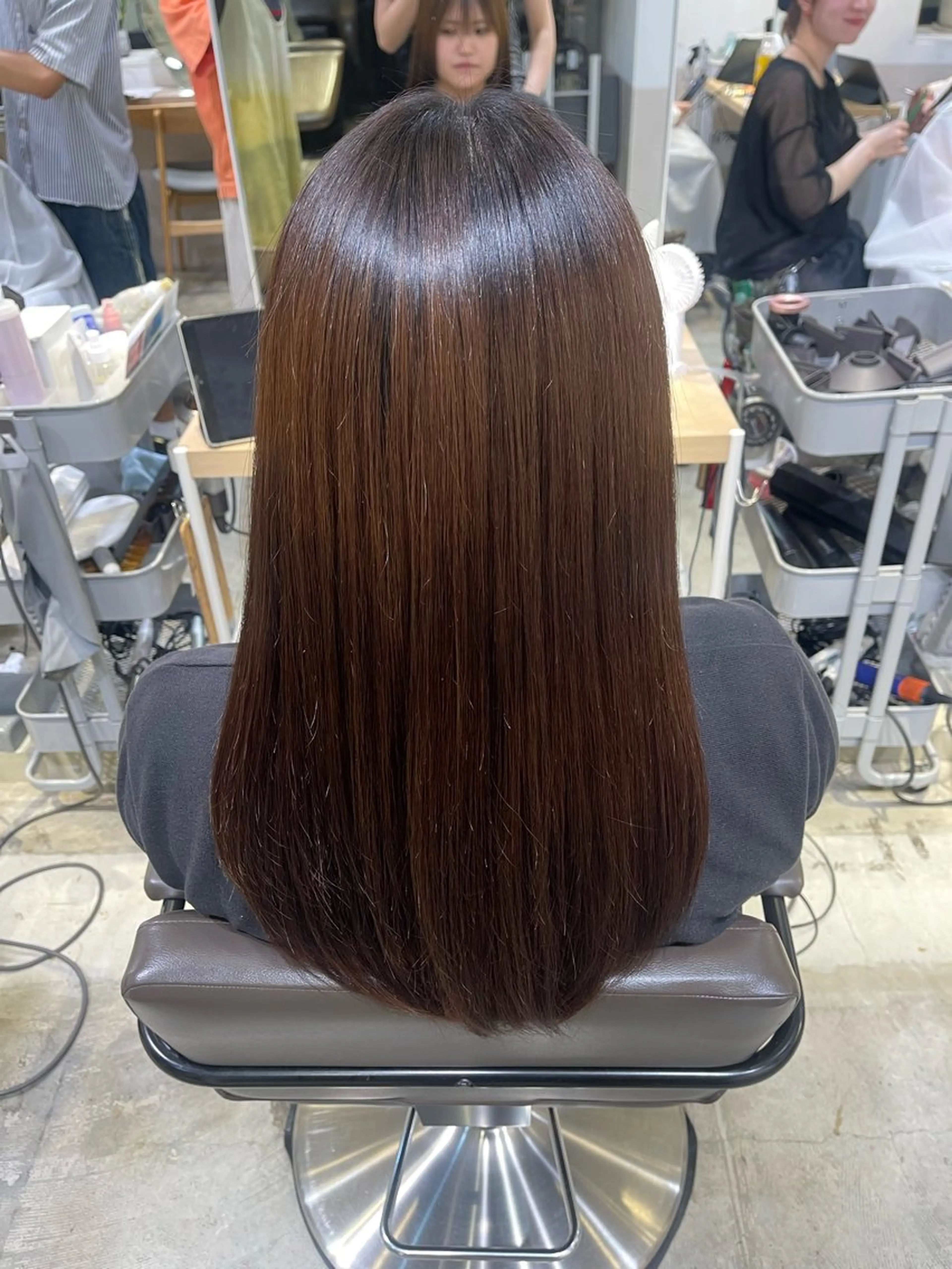 ロング トリートメント 🎀縮毛矯正／メンズ パーマ🌀／りんのヘアスタイル