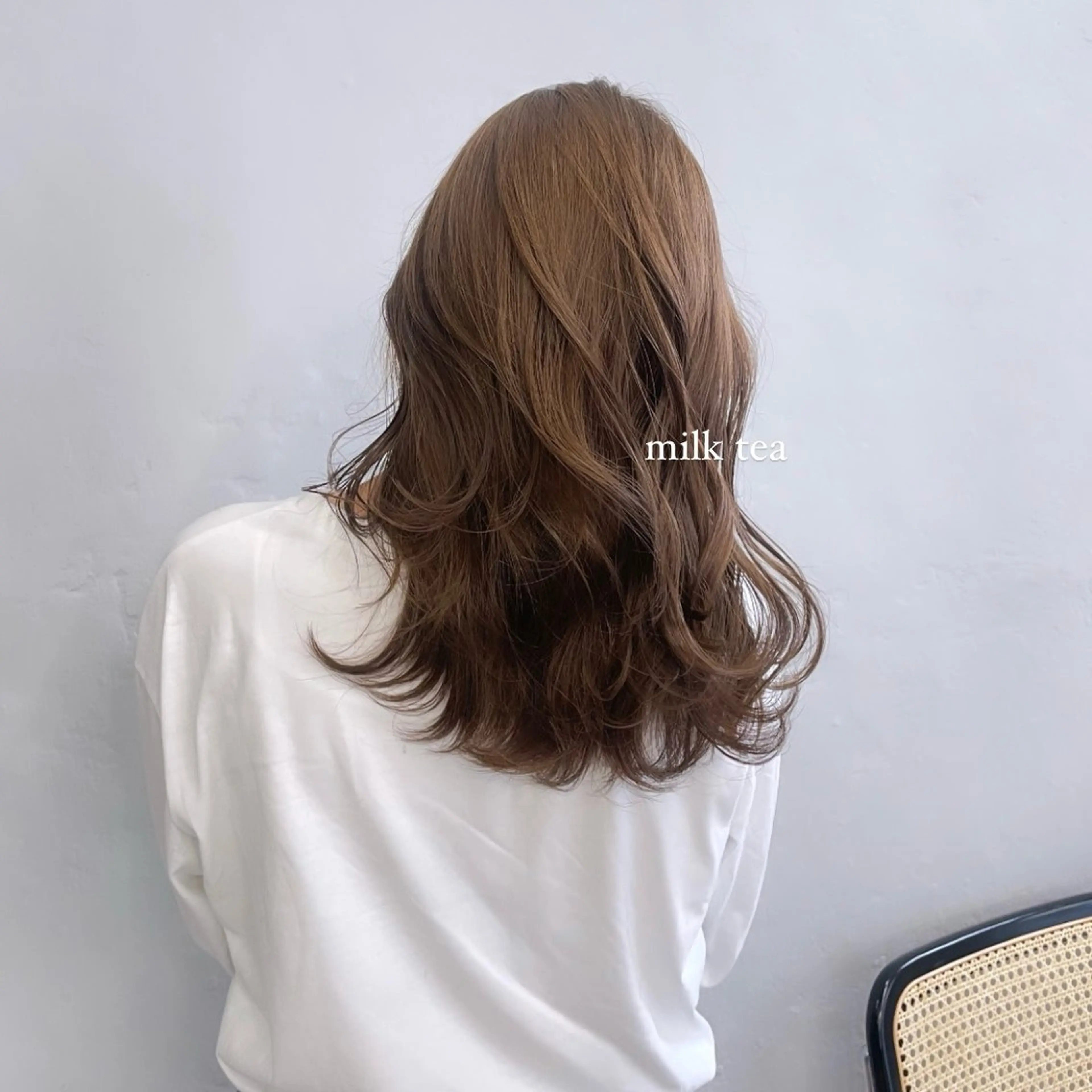 ロング ヘアカラー Mirai/ 艶カラー/暖色カラーのヘアスタイル