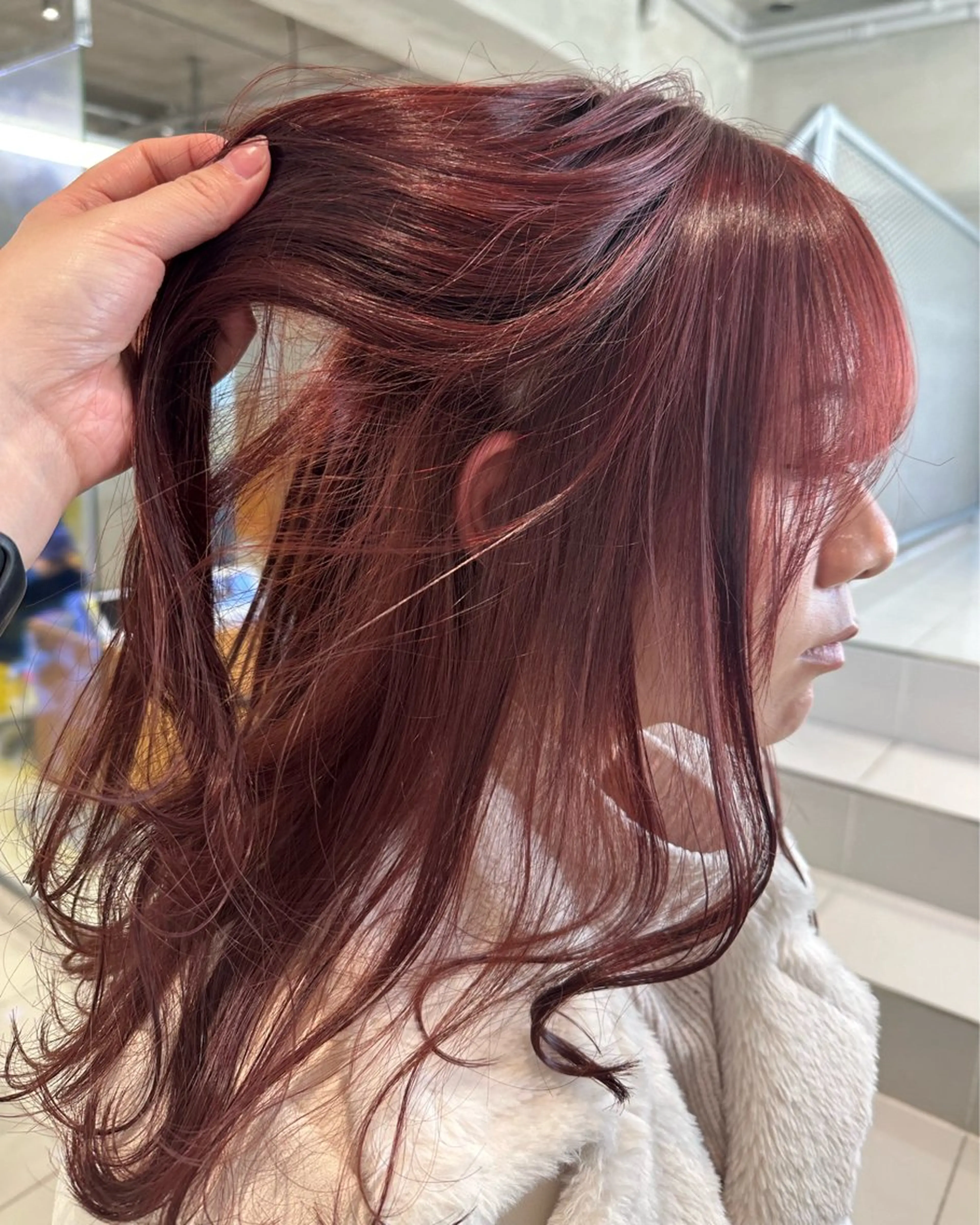 🎀カット+ハホニコトリートメント+暖色カラー限定ワンカラークーポン🎀の写真